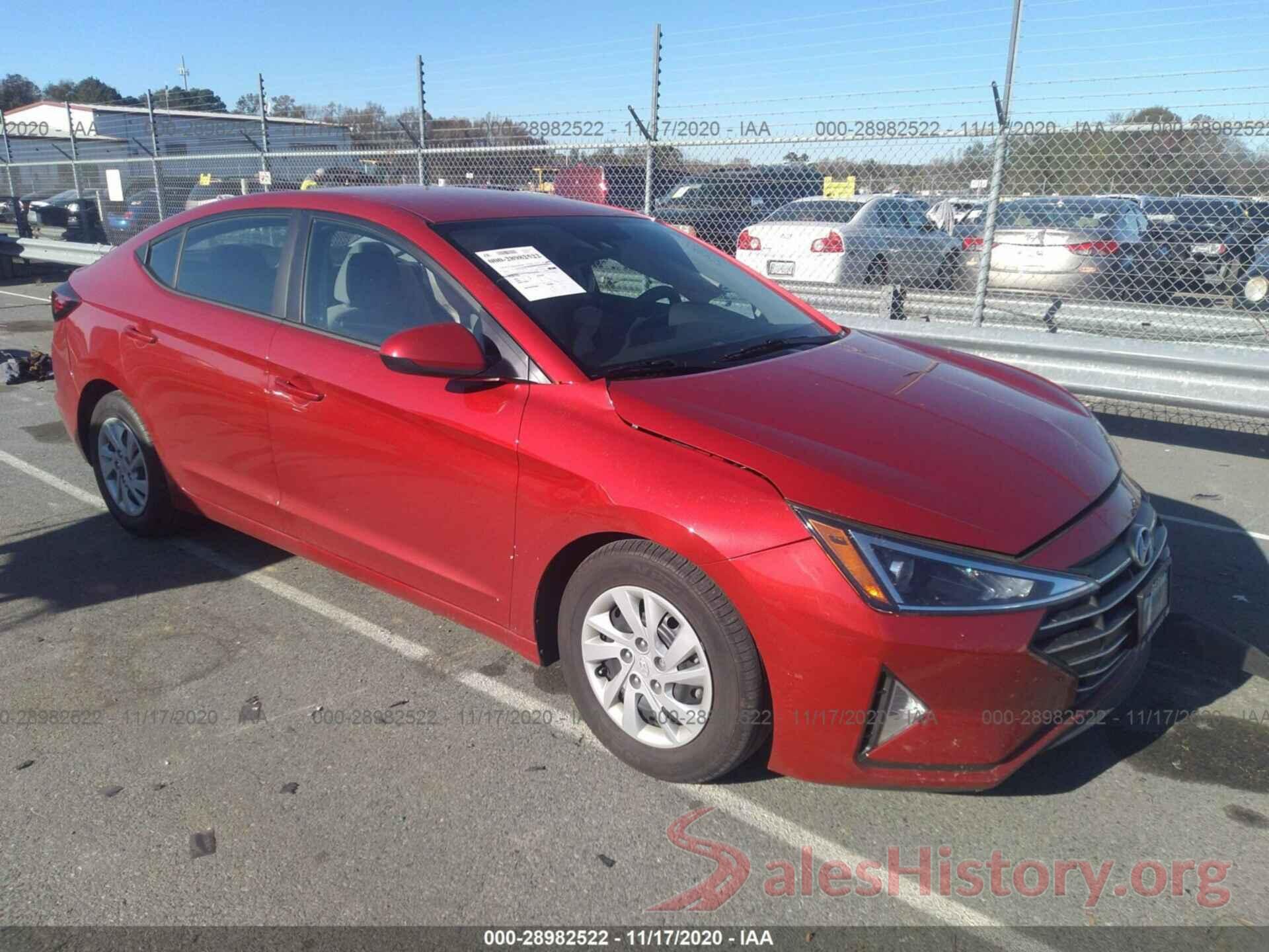 5NPD74LF6LH518951 2020 HYUNDAI ELANTRA