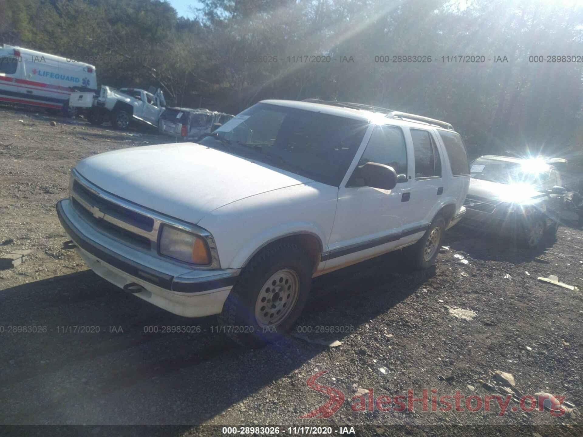 1GNDT13W9V2139030 1997 CHEVROLET BLAZER