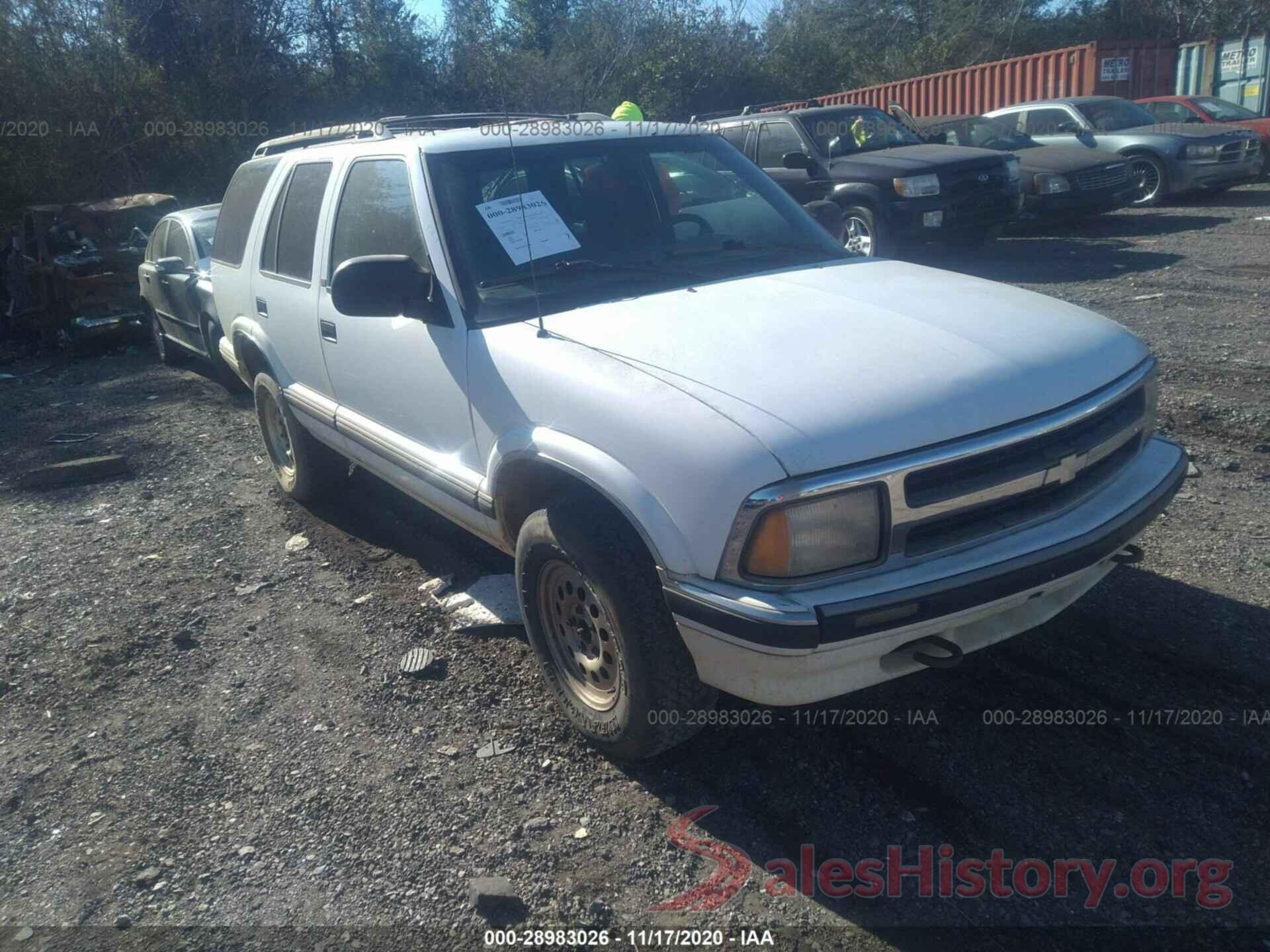 1GNDT13W9V2139030 1997 CHEVROLET BLAZER