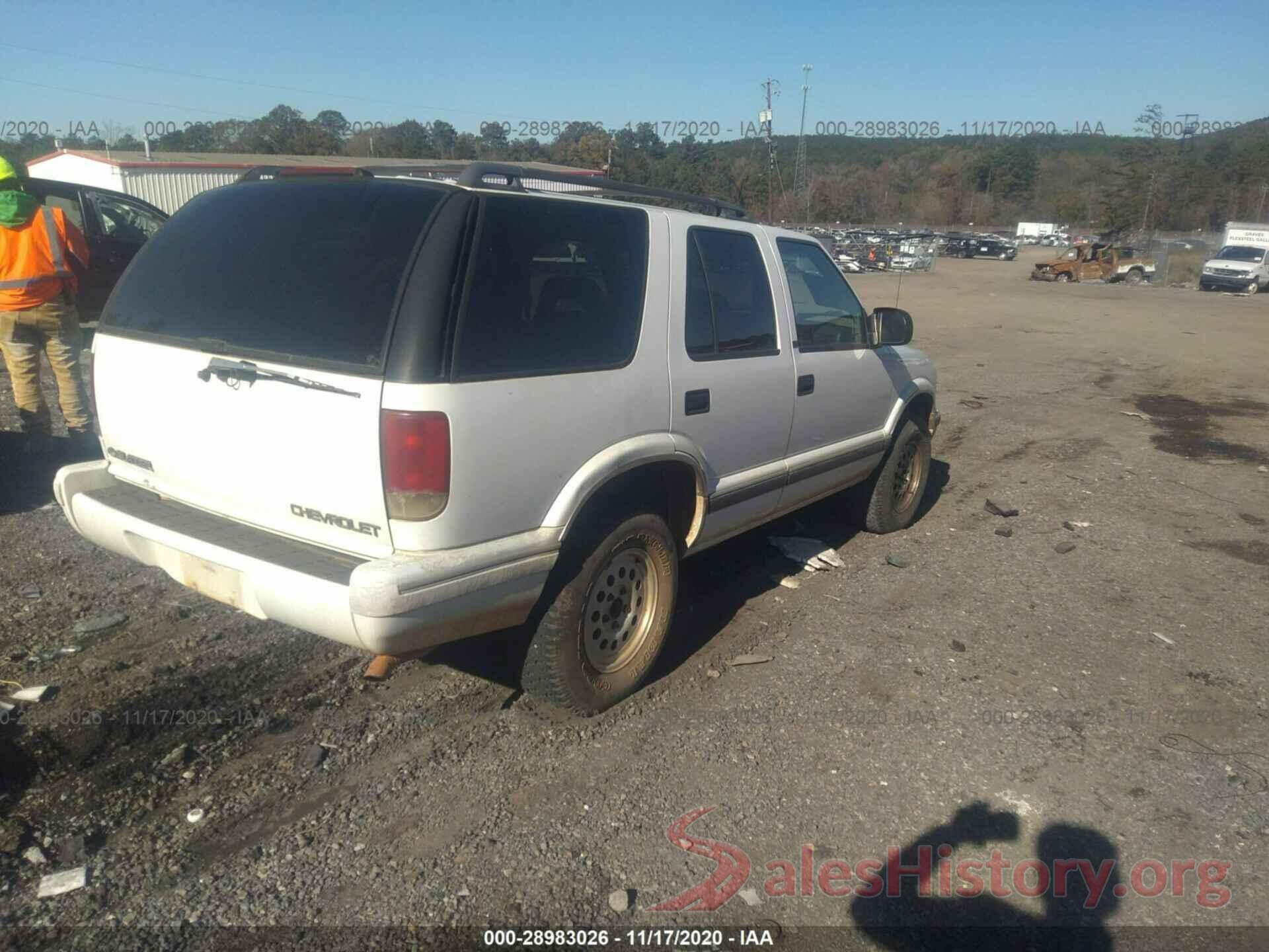 1GNDT13W9V2139030 1997 CHEVROLET BLAZER