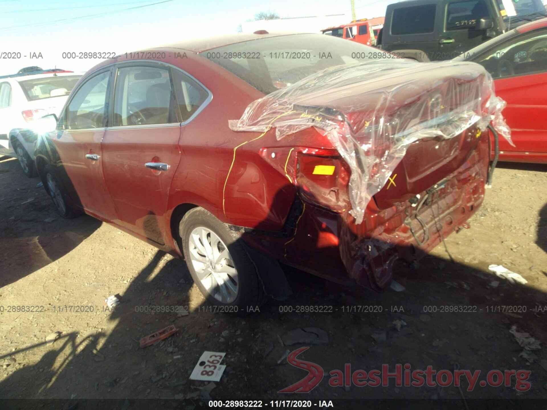 3N1AB7AP3KY387786 2019 NISSAN SENTRA