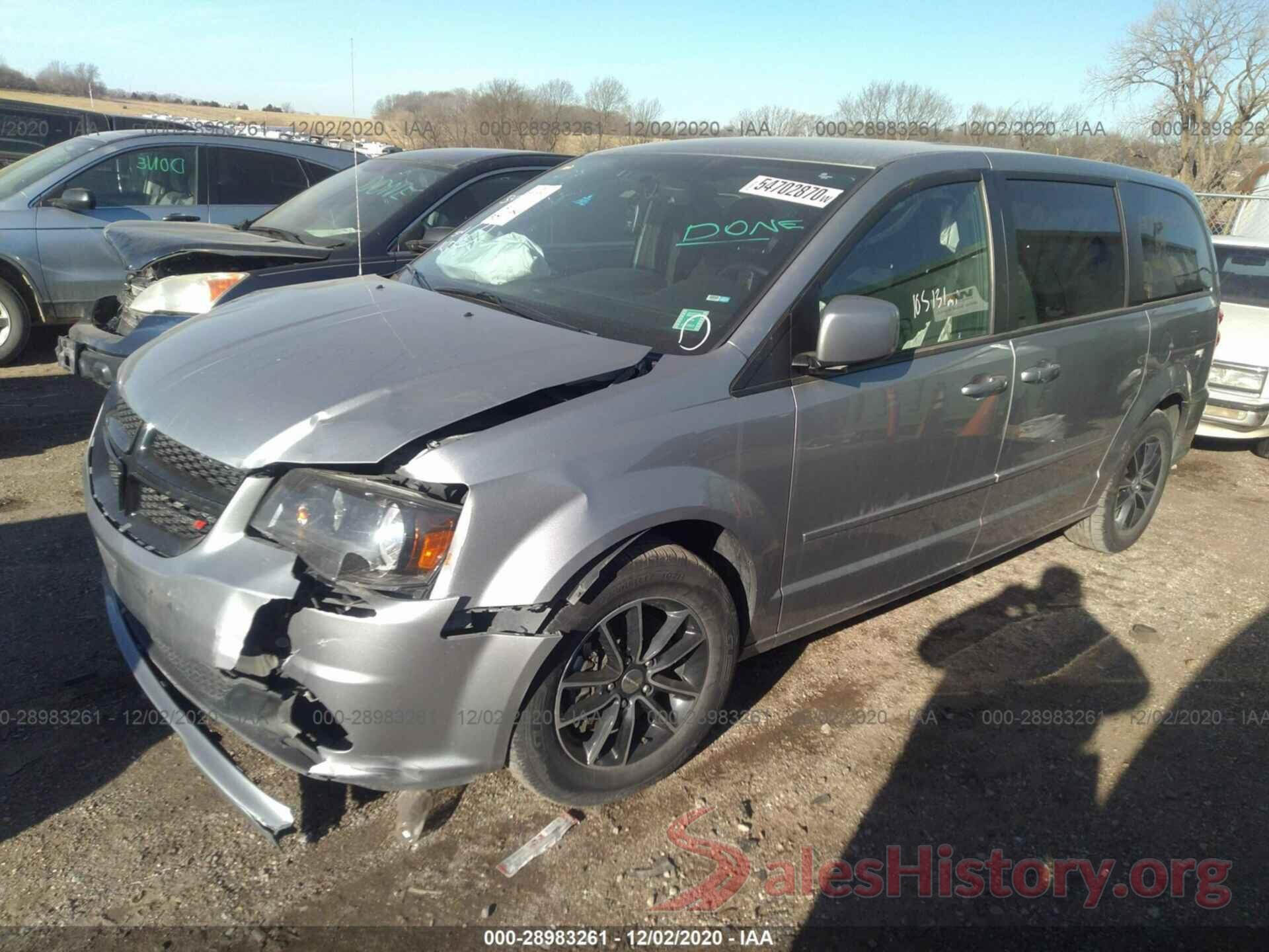 2C4RDGBG4HR856675 2017 DODGE GRAND CARAVAN