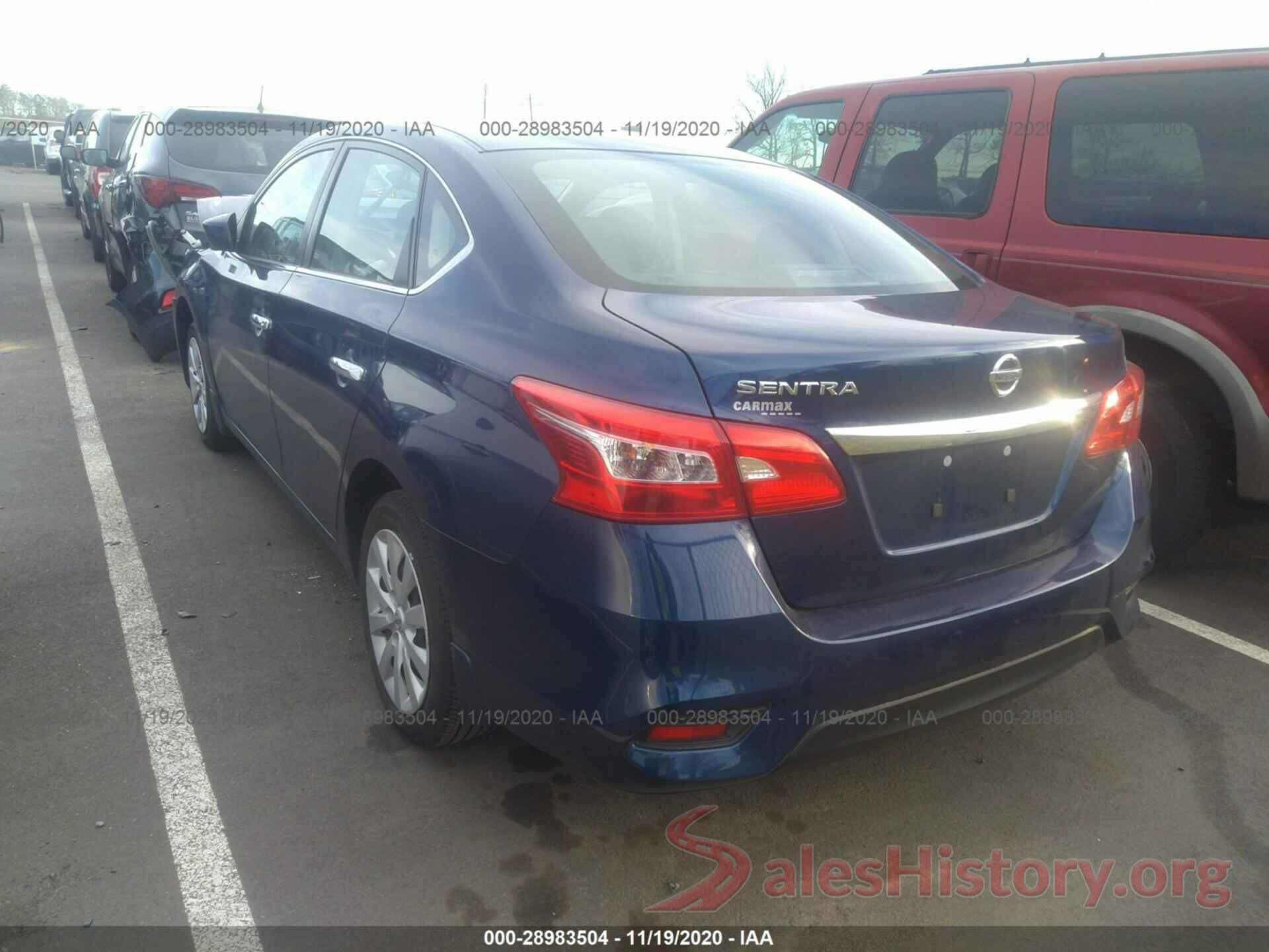 3N1AB7APXHY334219 2017 NISSAN SENTRA