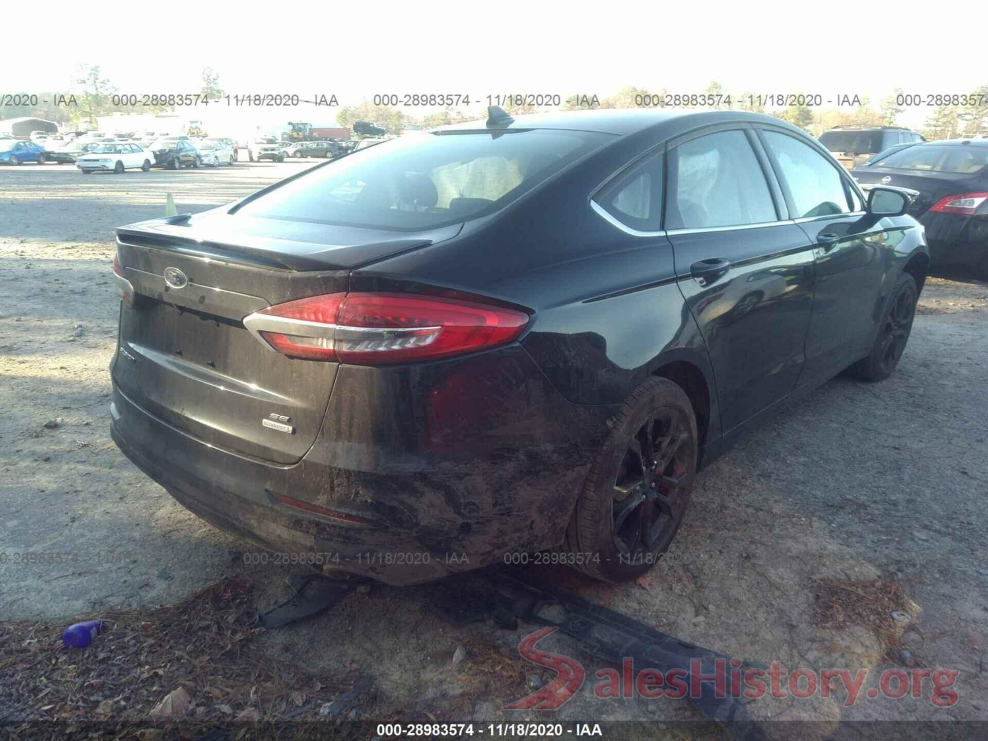 3FA6P0HD6LR254447 2020 FORD FUSION