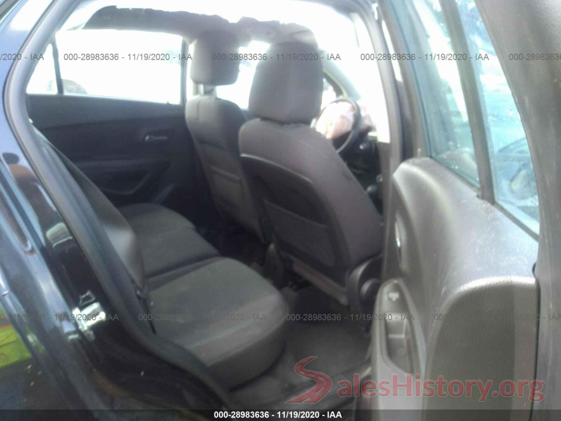 KL7CJNSB0GB731433 2016 CHEVROLET TRAX