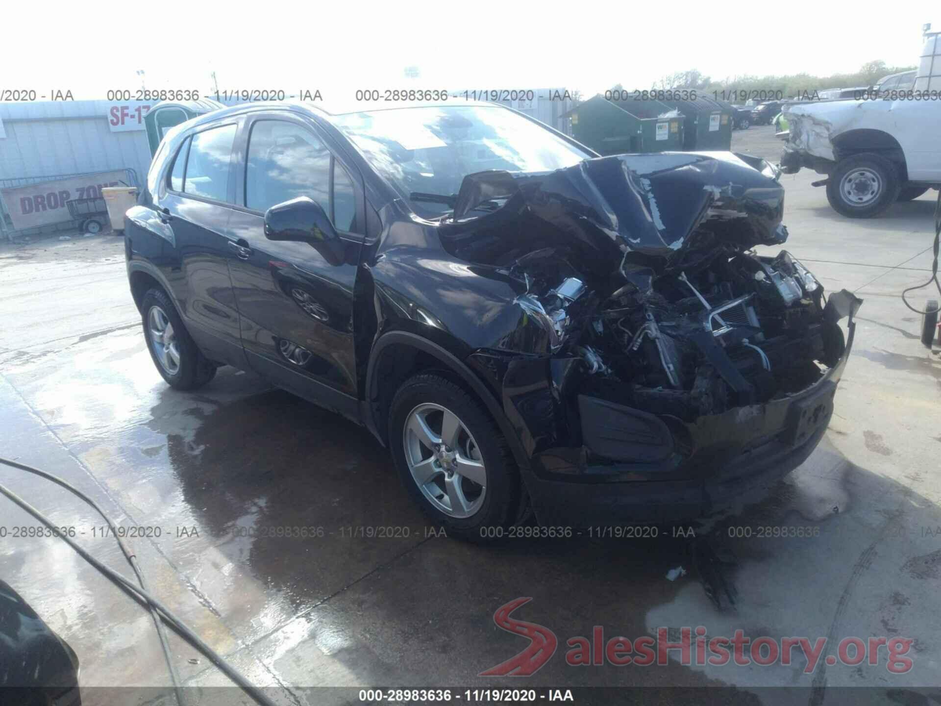 KL7CJNSB0GB731433 2016 CHEVROLET TRAX