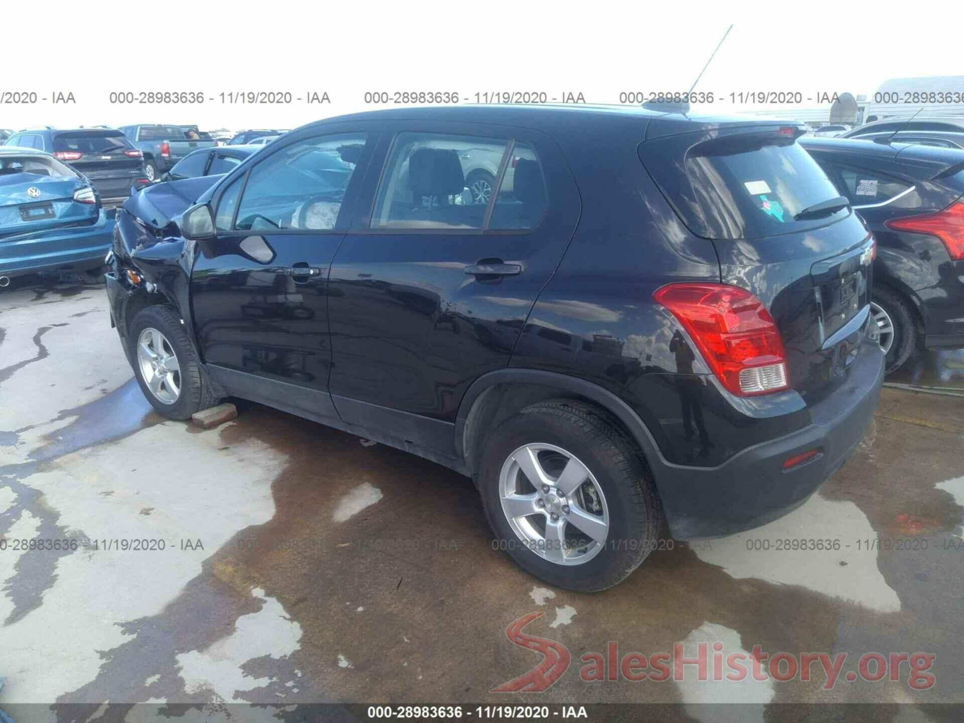 KL7CJNSB0GB731433 2016 CHEVROLET TRAX