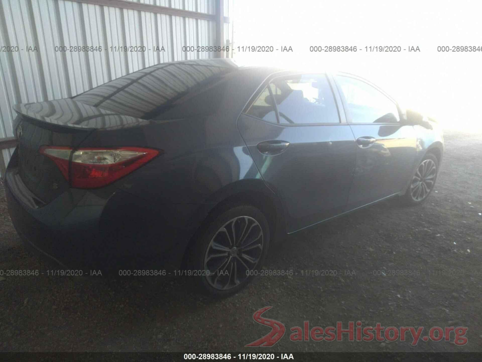 5YFBURHE9GP387634 2016 TOYOTA COROLLA