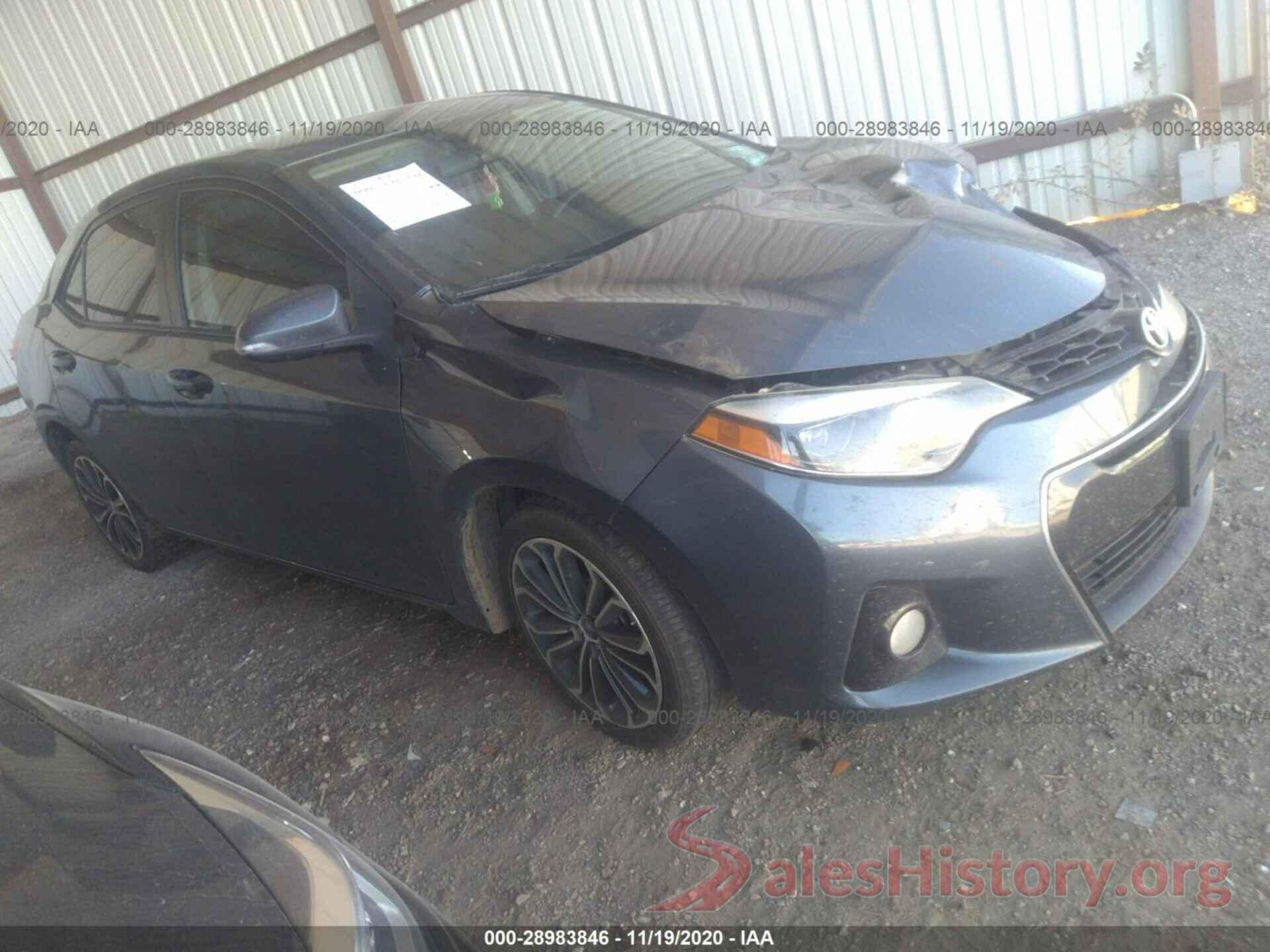 5YFBURHE9GP387634 2016 TOYOTA COROLLA