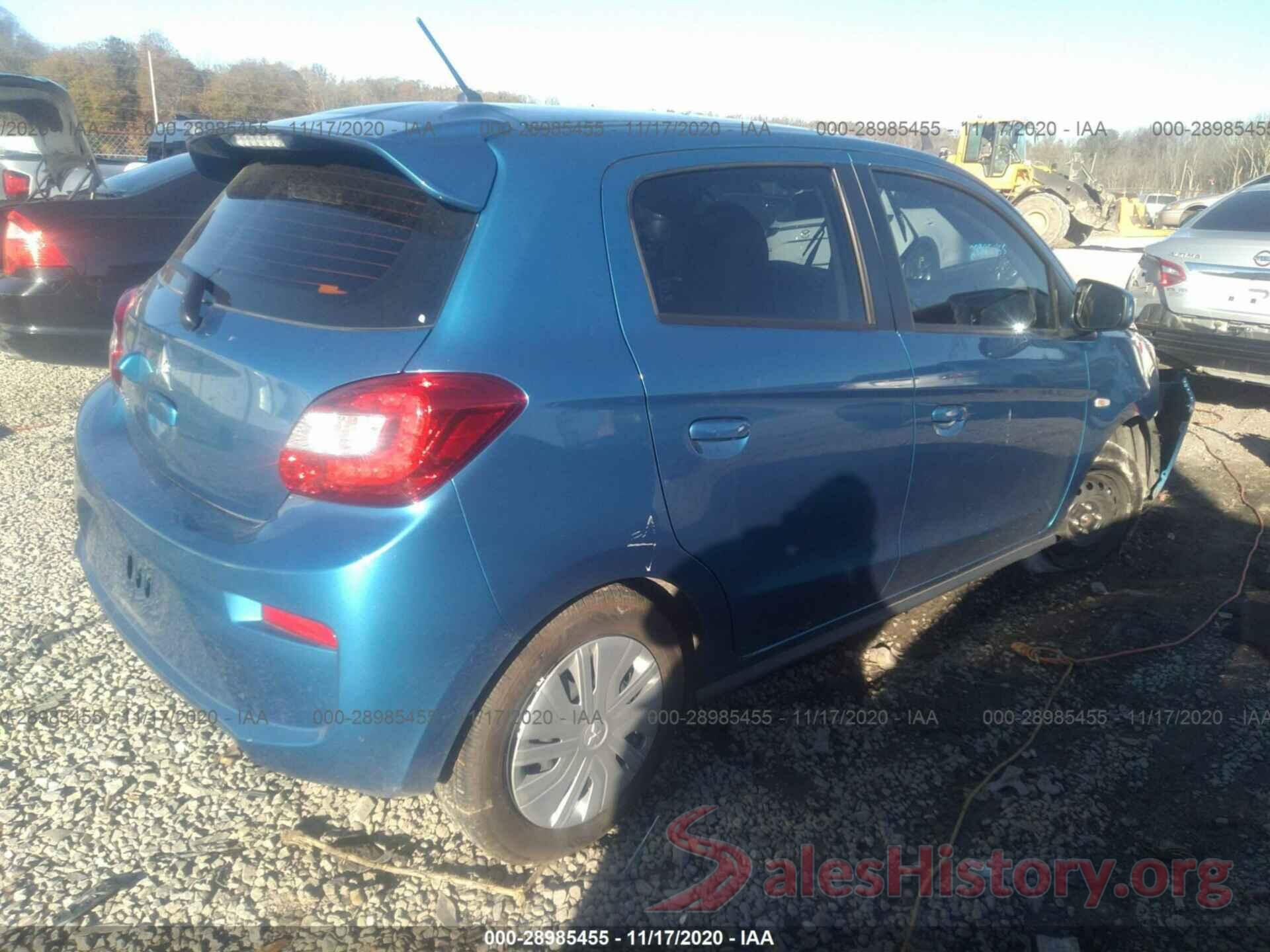 ML32A3HJ8LH003502 2020 MITSUBISHI MIRAGE