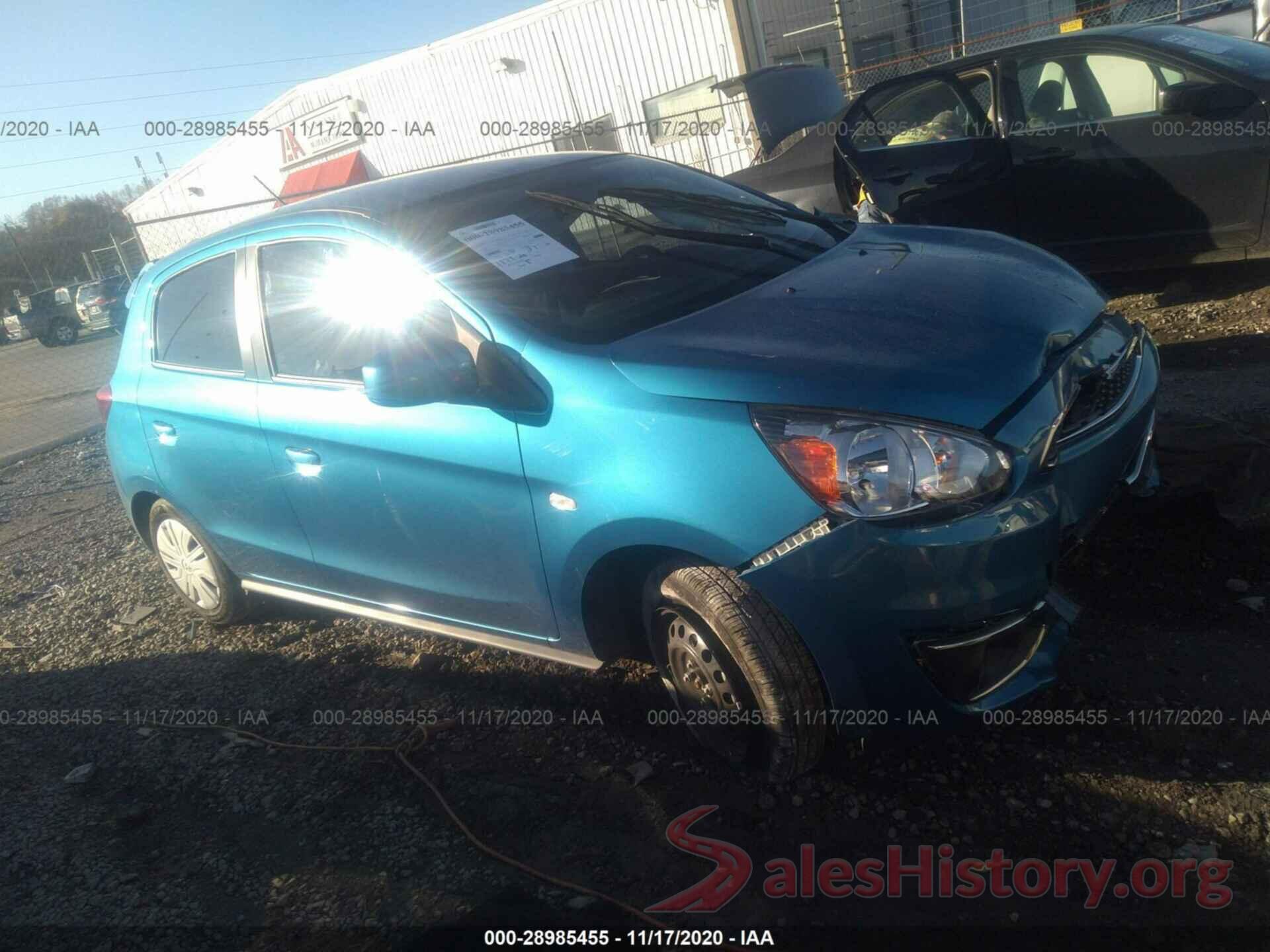 ML32A3HJ8LH003502 2020 MITSUBISHI MIRAGE