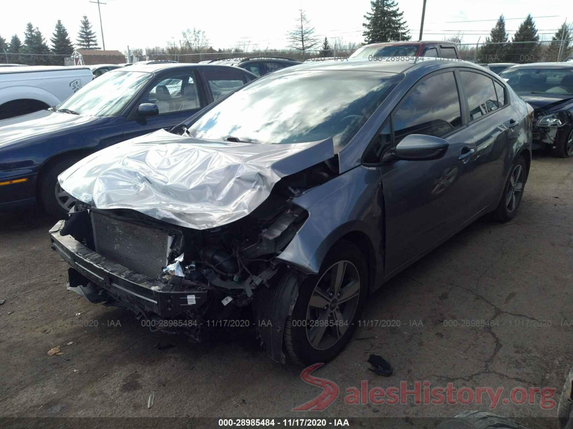 3KPFL4A72JE188291 2018 KIA FORTE