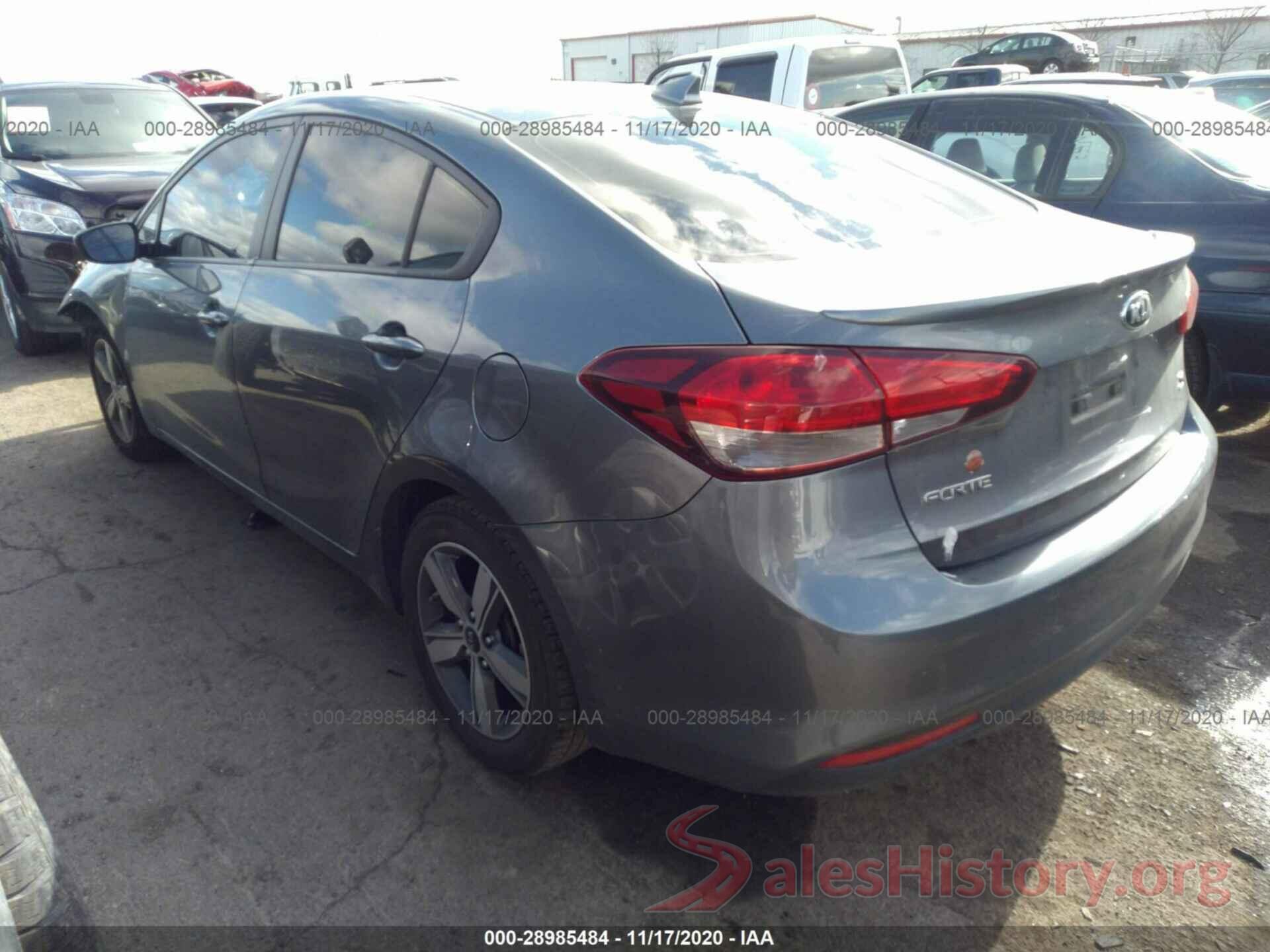 3KPFL4A72JE188291 2018 KIA FORTE