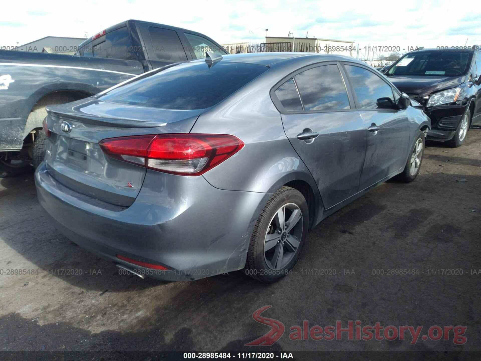 3KPFL4A72JE188291 2018 KIA FORTE