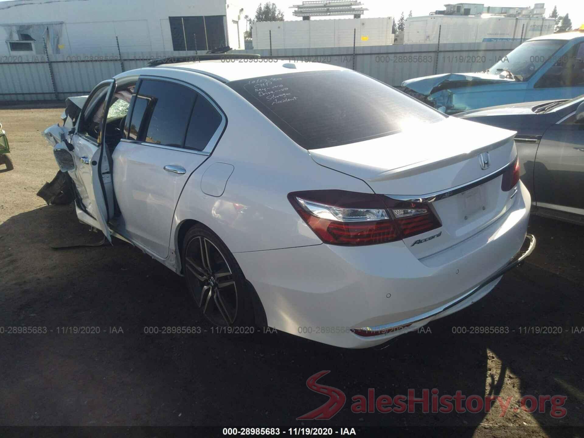 1HGCR3F90GA018790 2016 HONDA ACCORD SEDAN