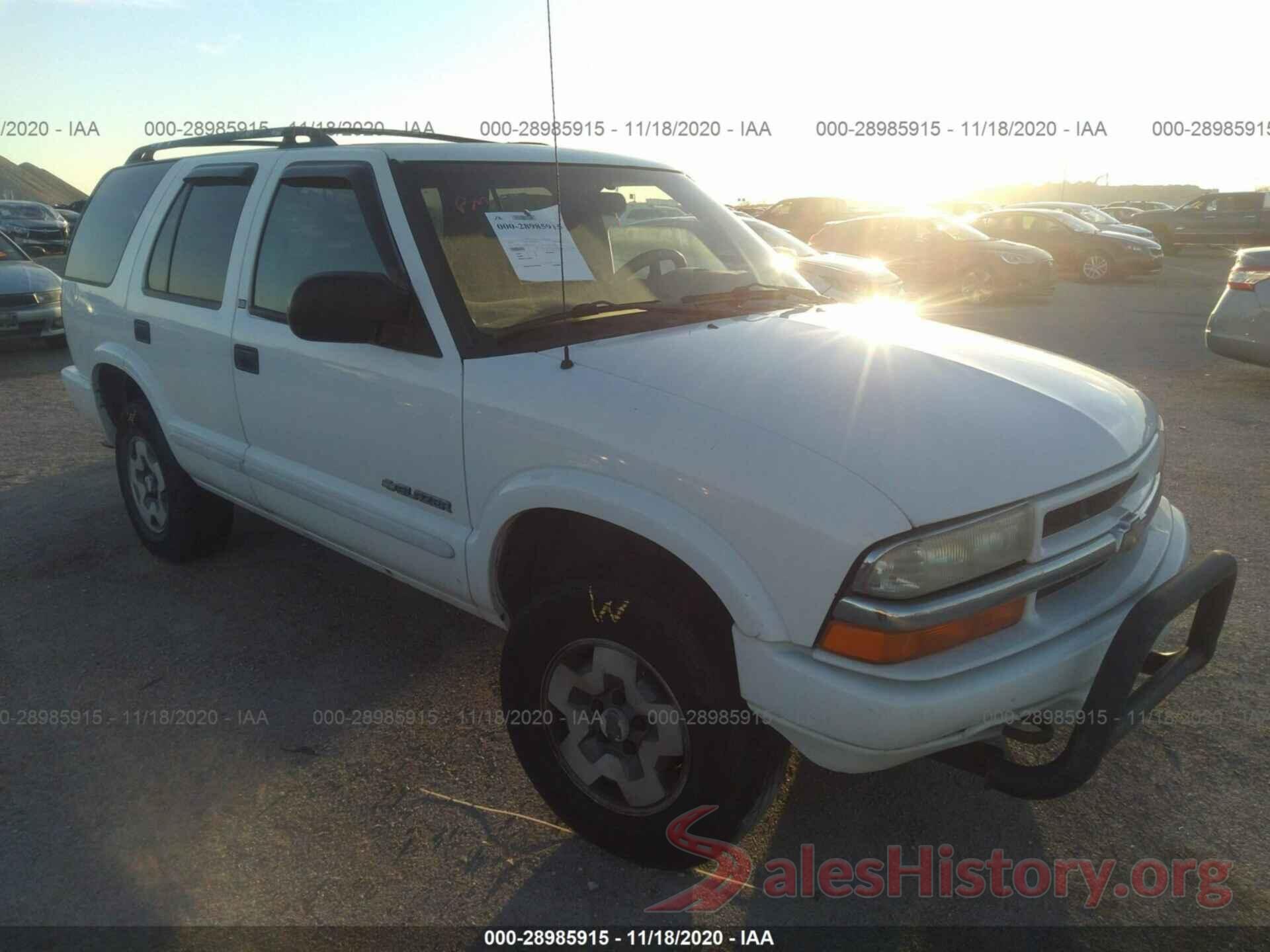 1GNDT13X73K187843 2003 CHEVROLET BLAZER