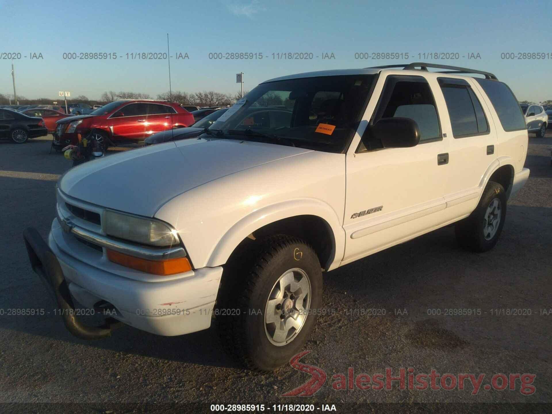 1GNDT13X73K187843 2003 CHEVROLET BLAZER