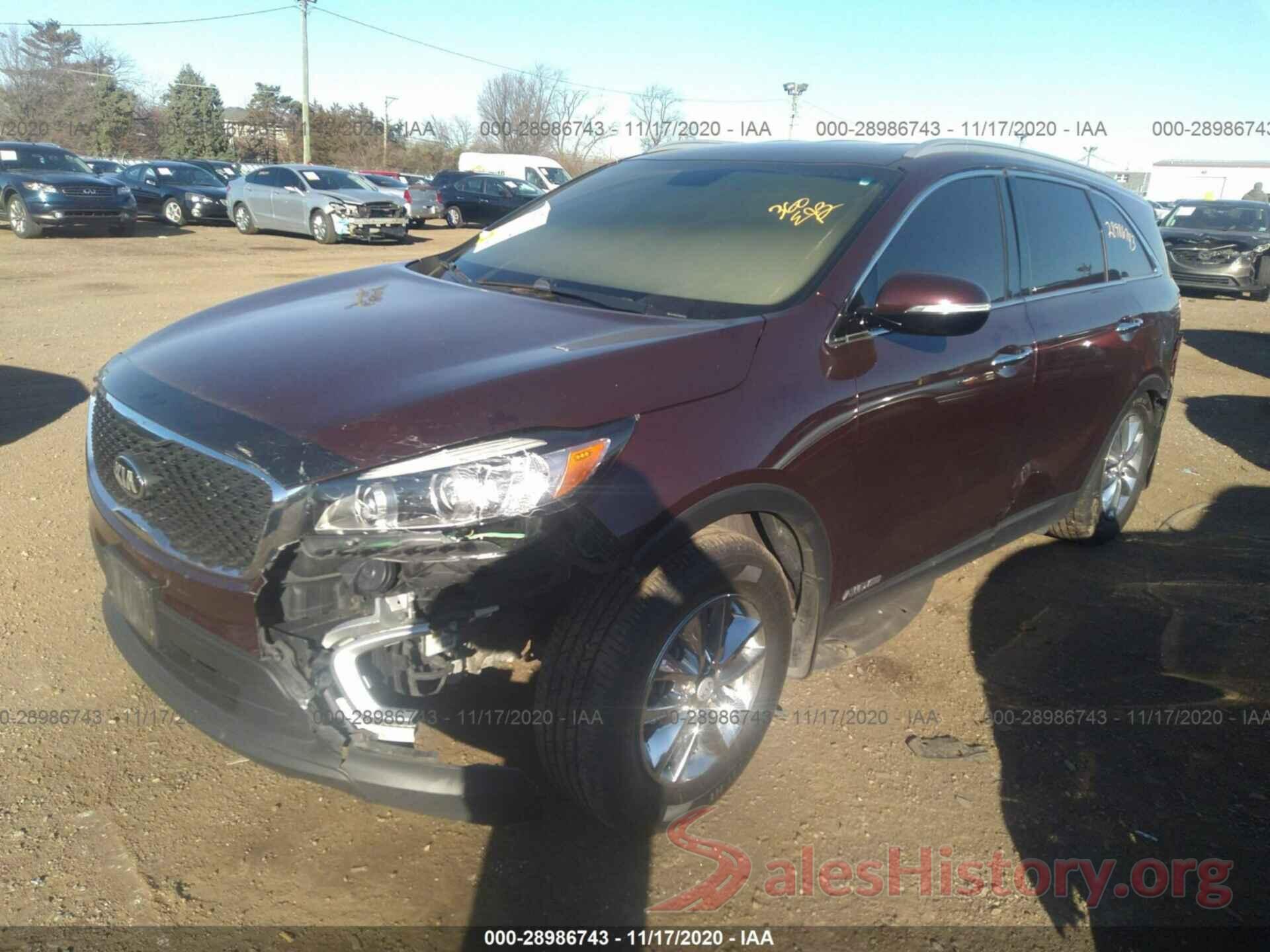 5XYPGDA57HG235464 2017 KIA SORENTO