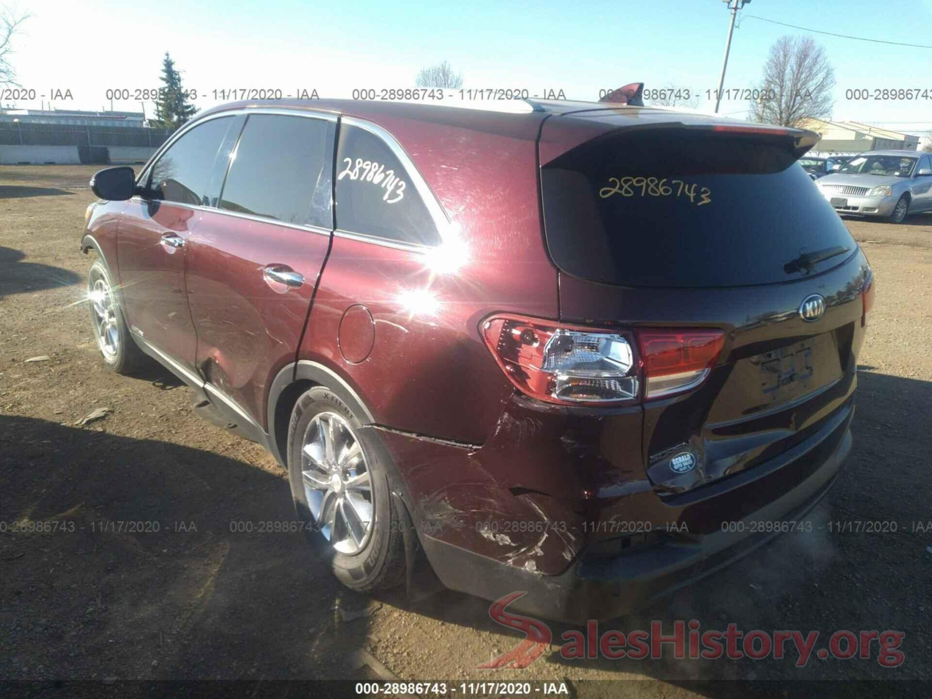 5XYPGDA57HG235464 2017 KIA SORENTO