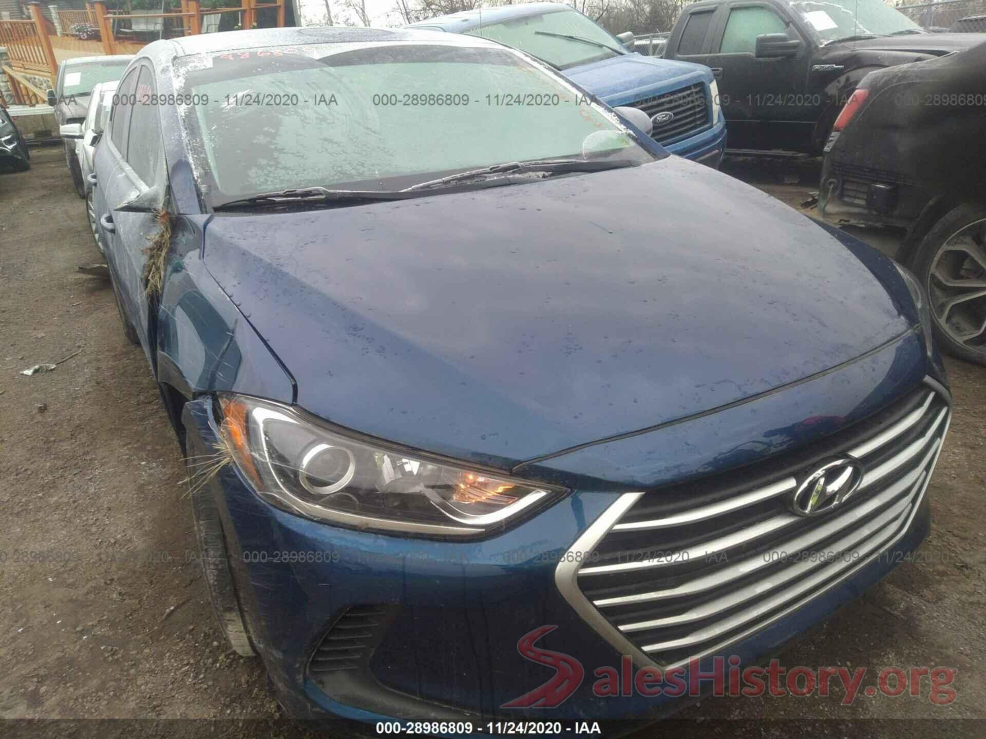 5NPD74LF6JH291032 2018 HYUNDAI ELANTRA