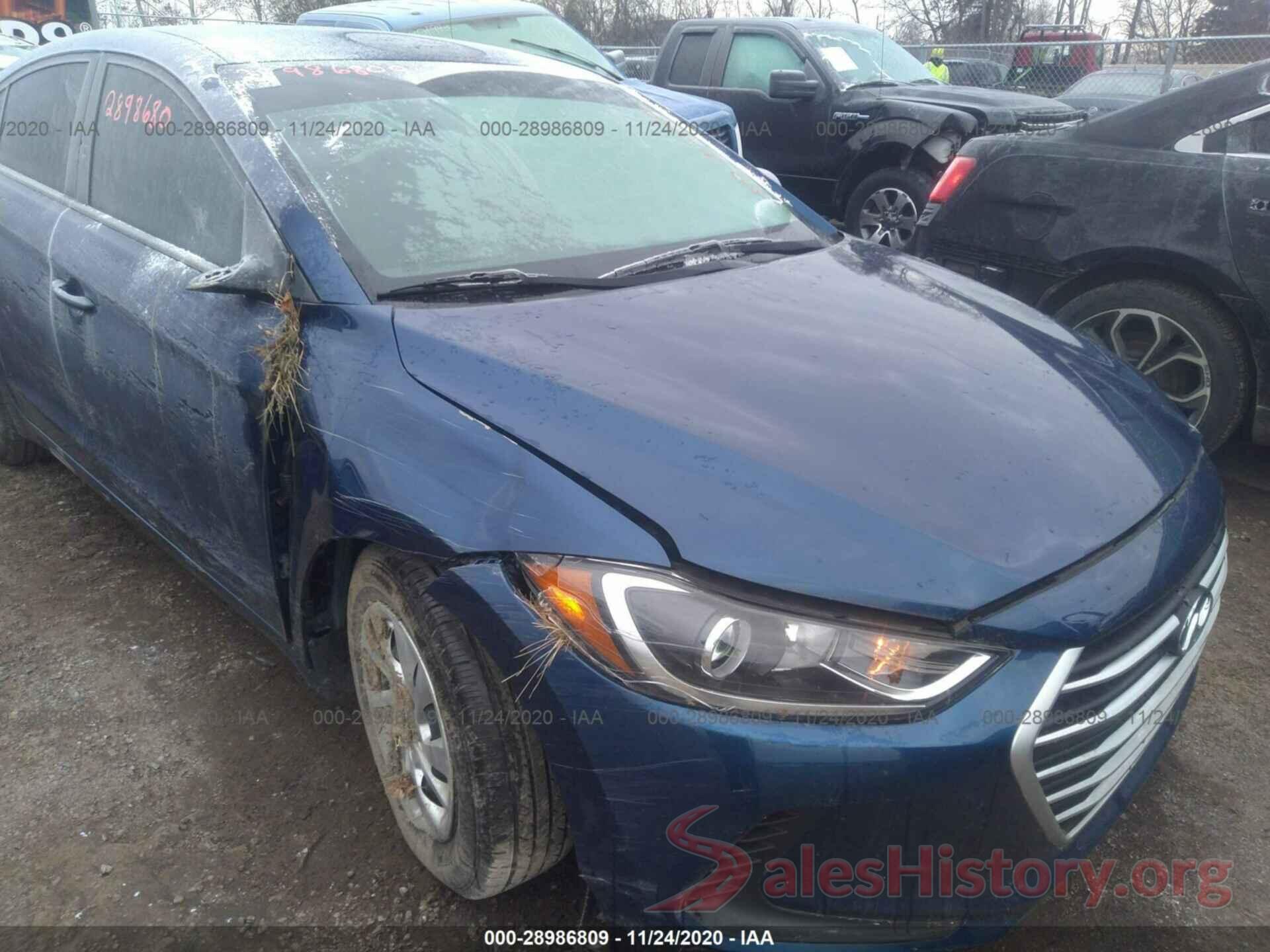 5NPD74LF6JH291032 2018 HYUNDAI ELANTRA