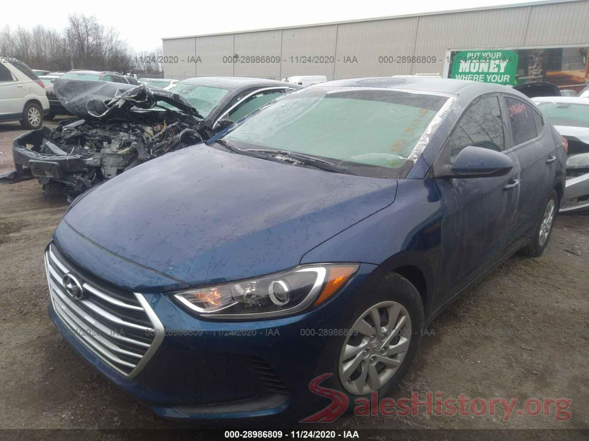 5NPD74LF6JH291032 2018 HYUNDAI ELANTRA