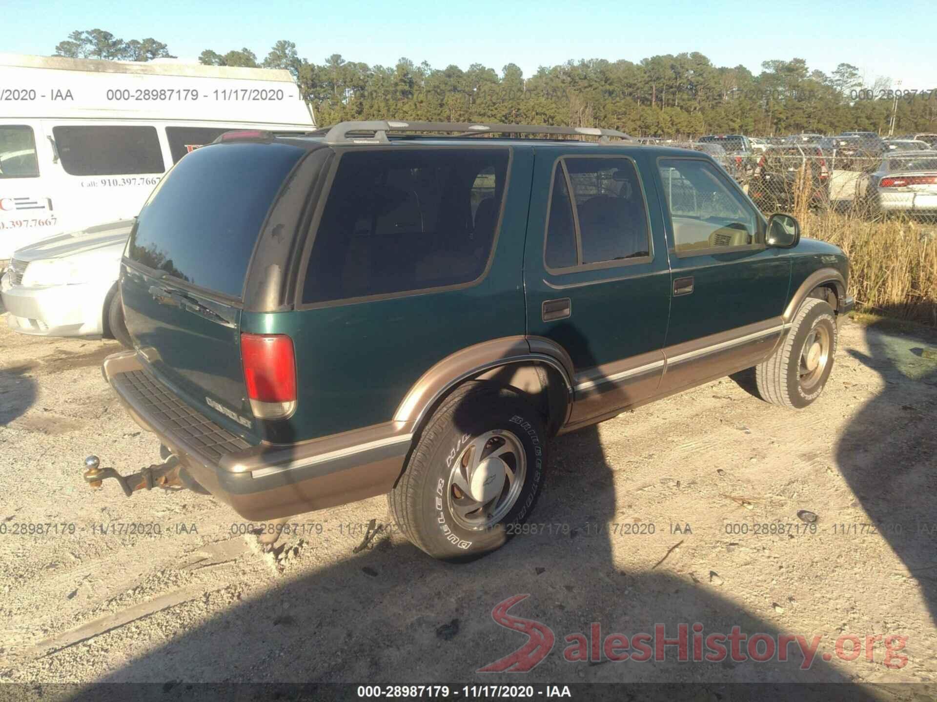 1GNDT13W8T2199071 1996 Chevrolet Blazer