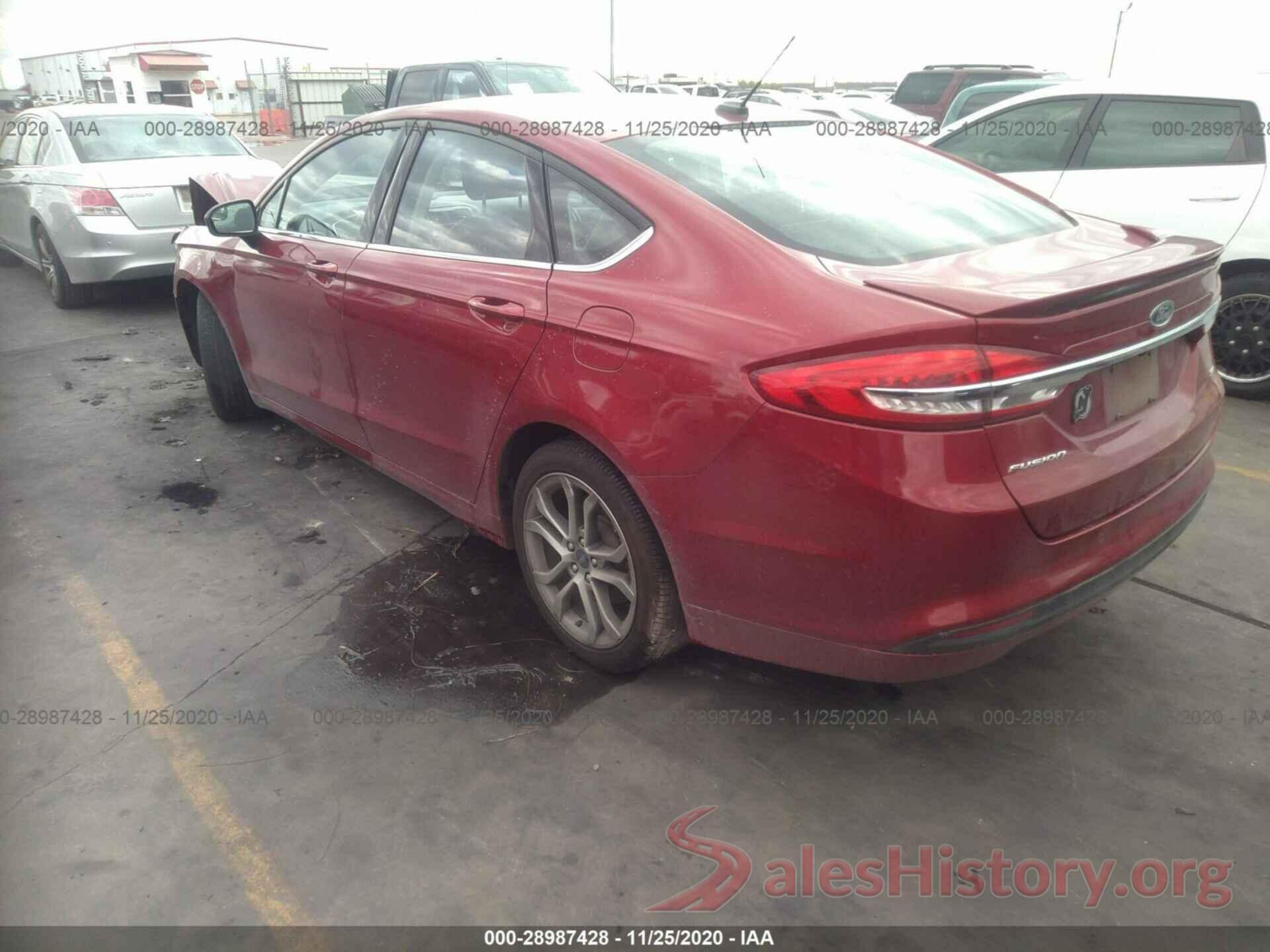 3FA6P0H71HR206582 2017 FORD FUSION