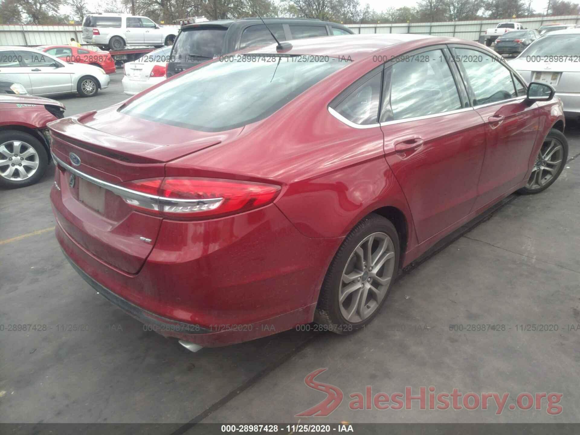 3FA6P0H71HR206582 2017 FORD FUSION