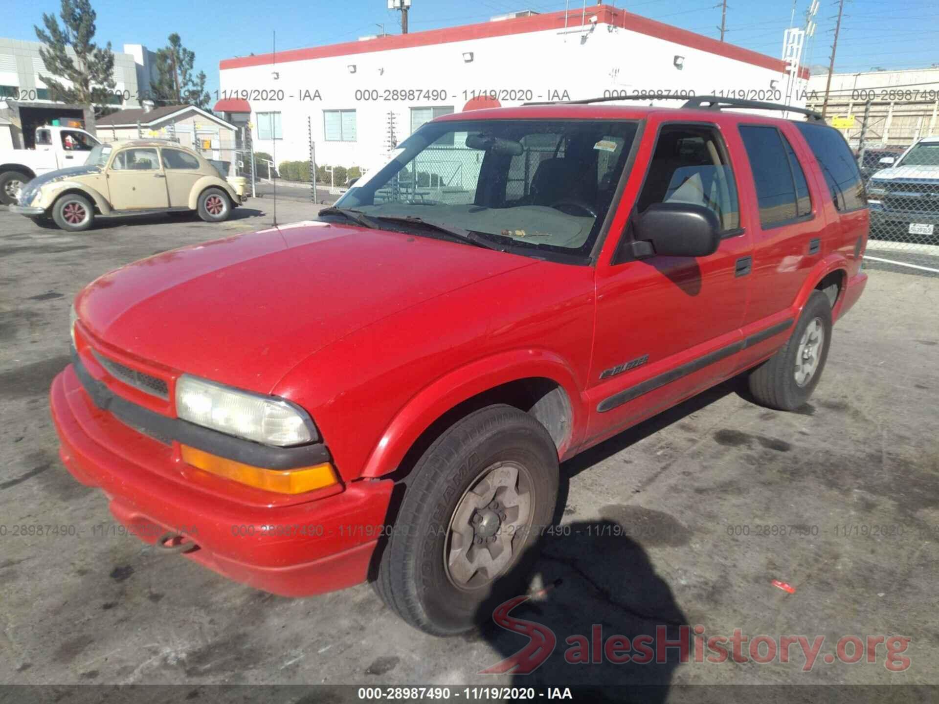 1GNDT13XX4K164591 2004 CHEVROLET BLAZER