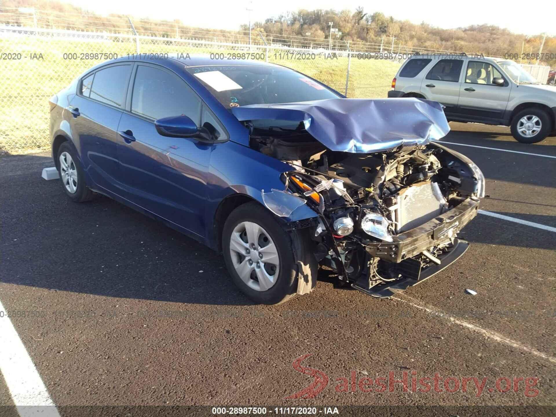 3KPFK4A73JE230504 2018 KIA FORTE