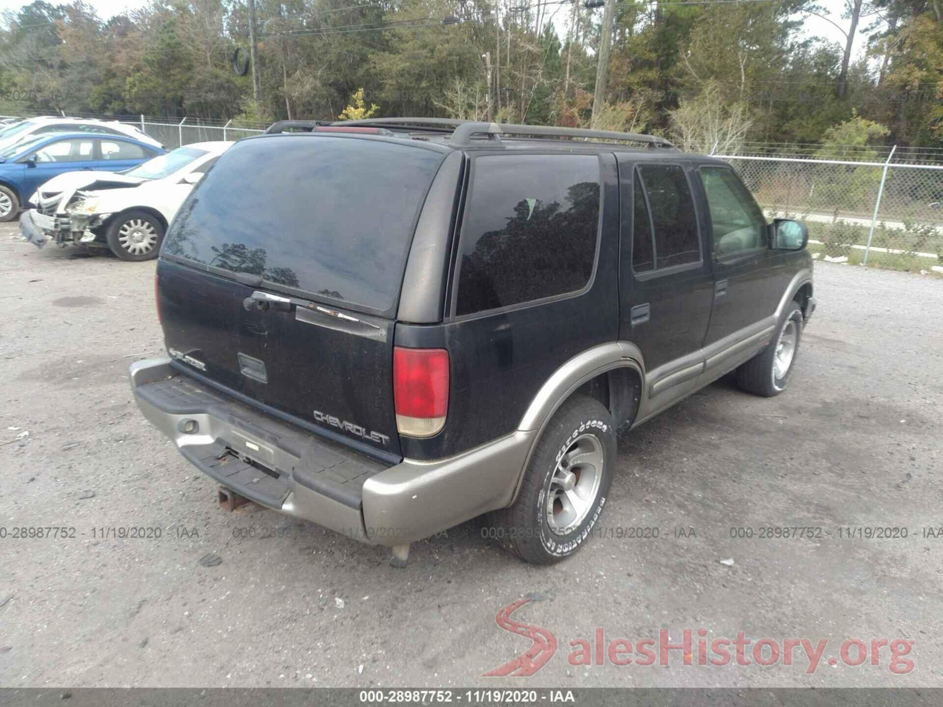 1GNCS13W4Y2184041 2000 CHEVROLET BLAZER