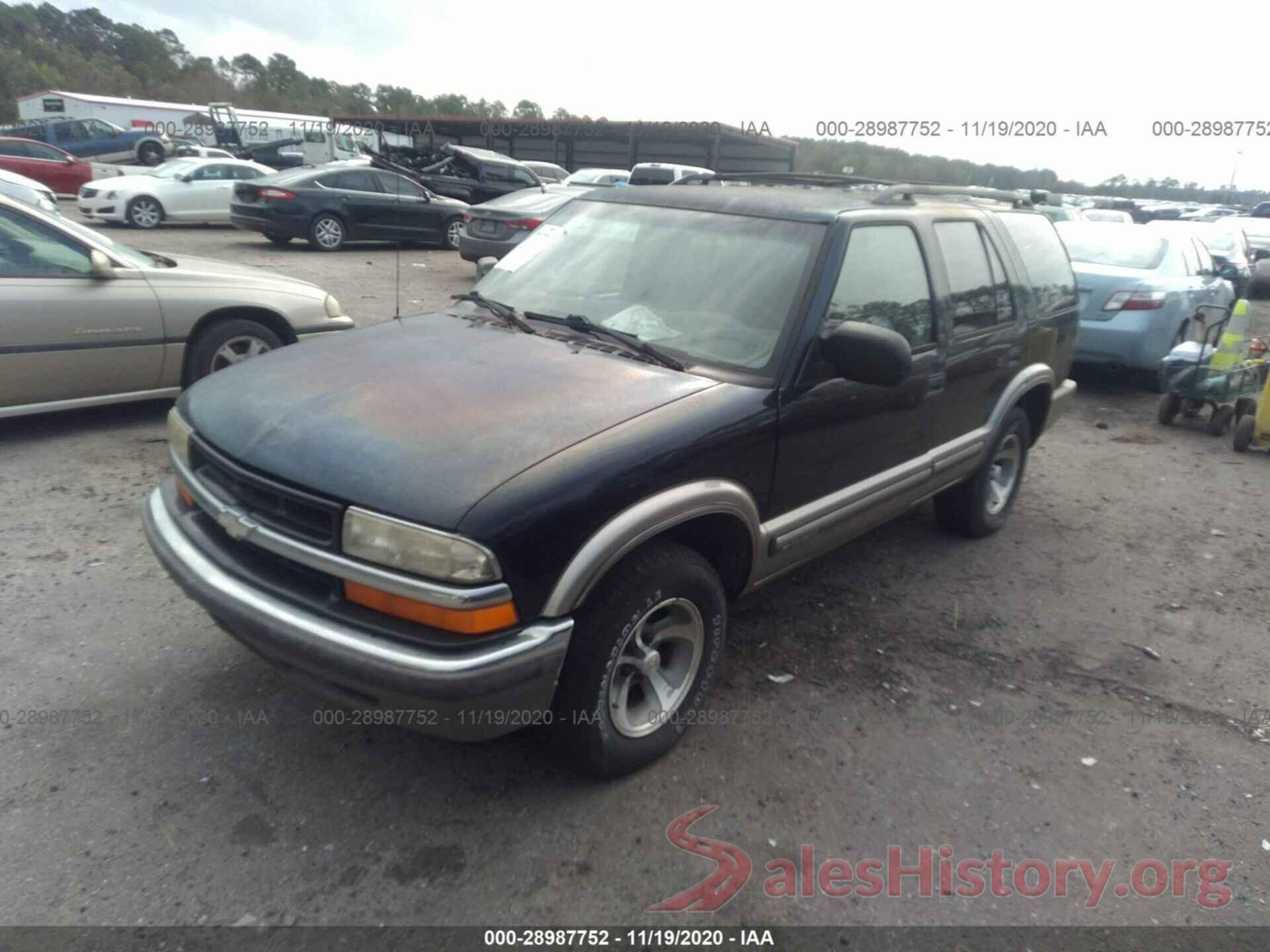 1GNCS13W4Y2184041 2000 CHEVROLET BLAZER