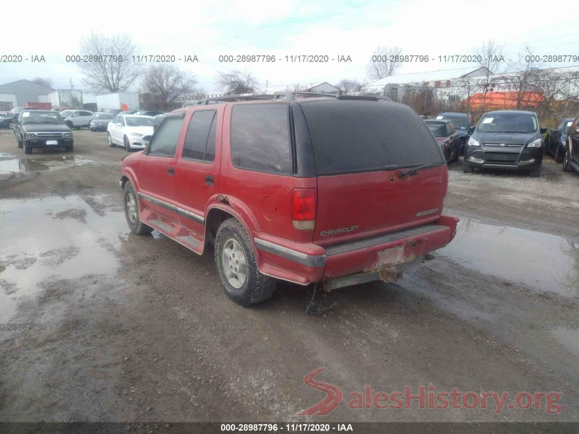 1GNDT13W7S2123355 1995 CHEVROLET BLAZER