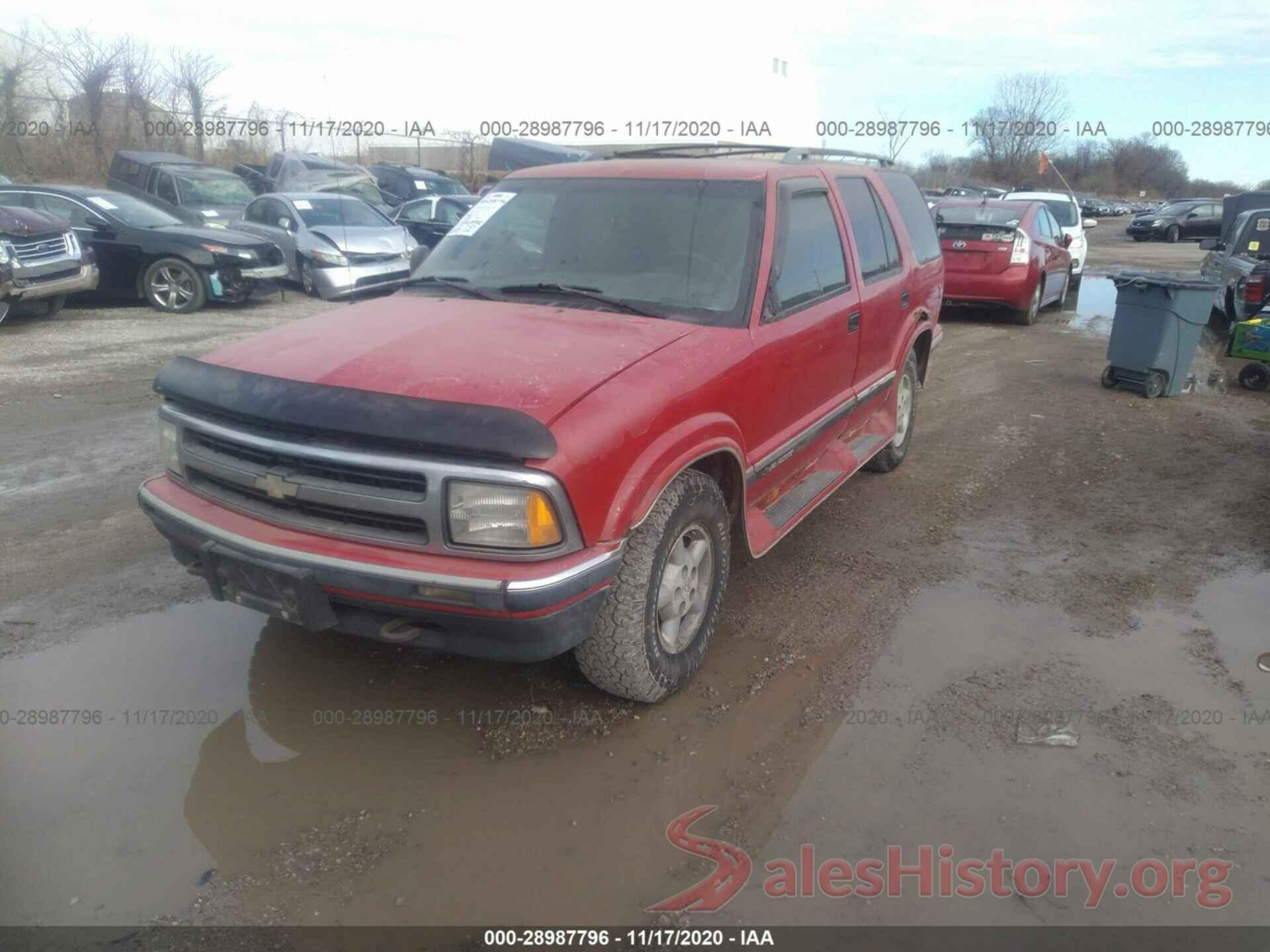 1GNDT13W7S2123355 1995 CHEVROLET BLAZER