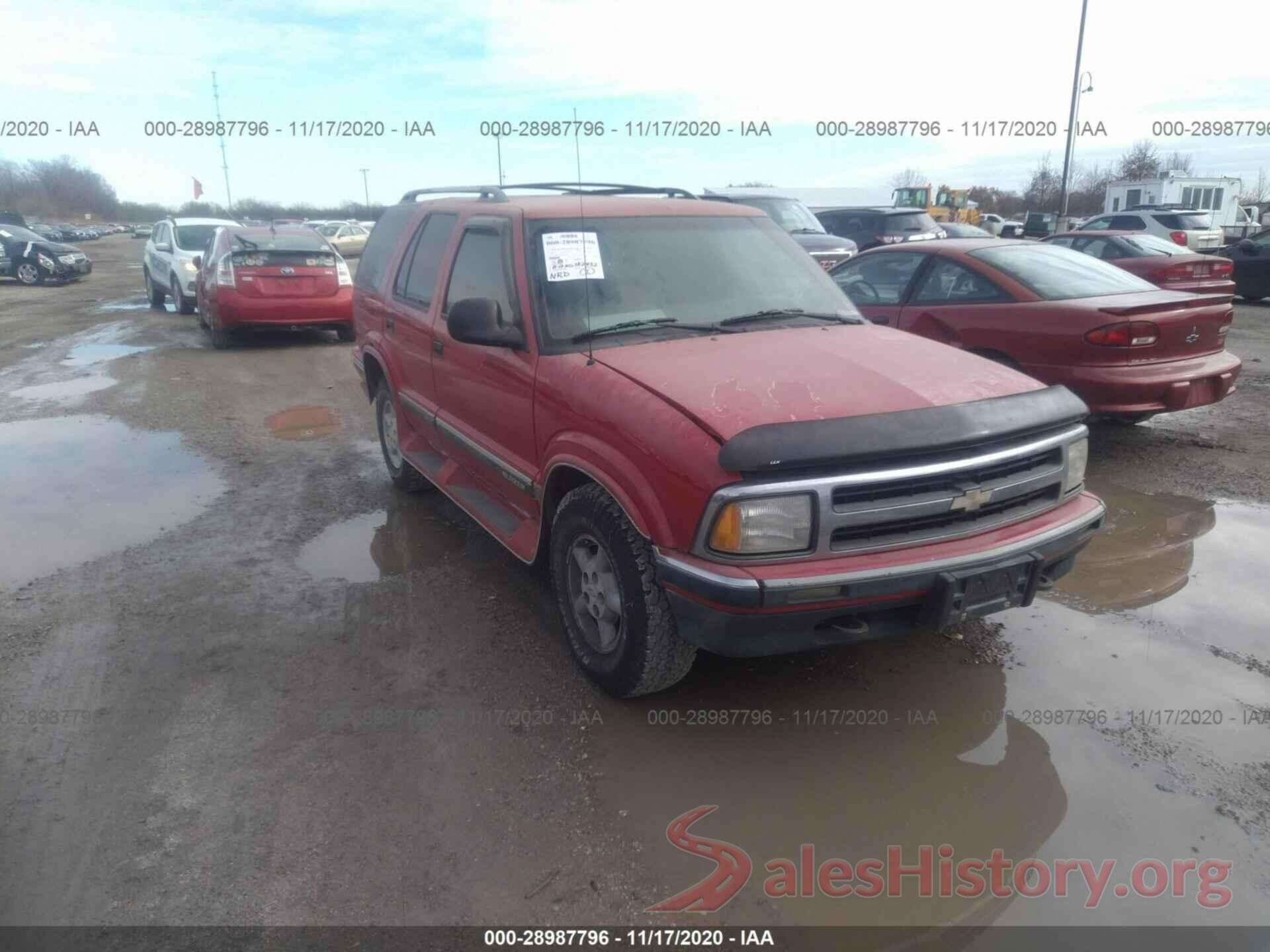 1GNDT13W7S2123355 1995 CHEVROLET BLAZER