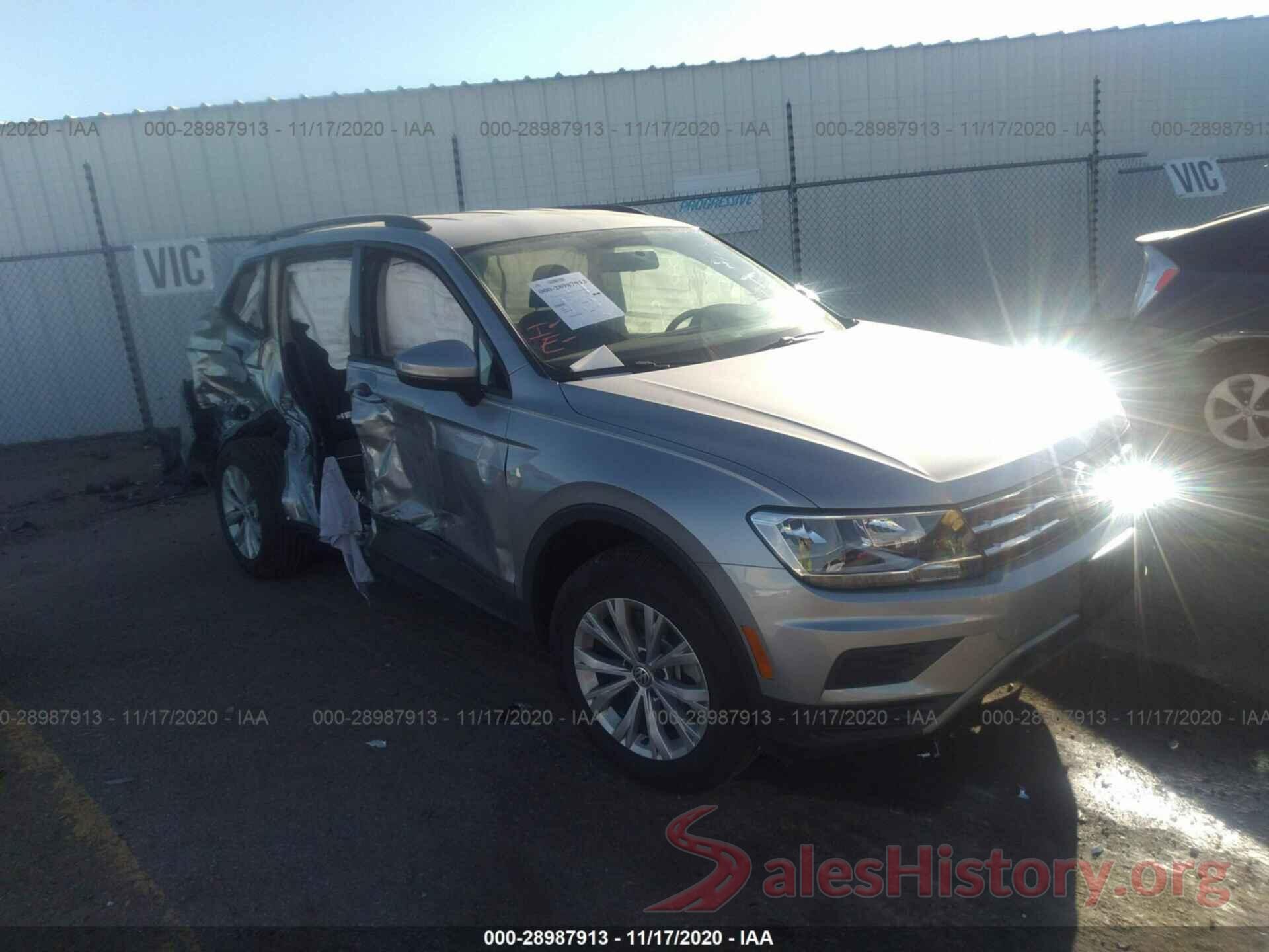 3VV0B7AX1LM031680 2020 VOLKSWAGEN TIGUAN