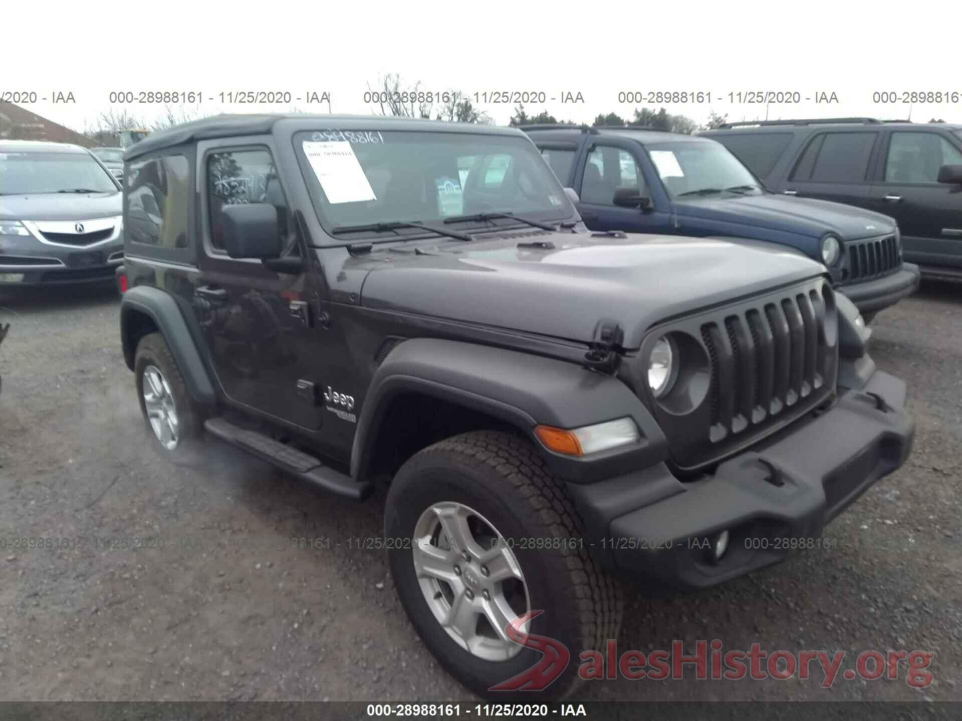 1C4GJXAN6LW261049 2020 JEEP WRANGLER