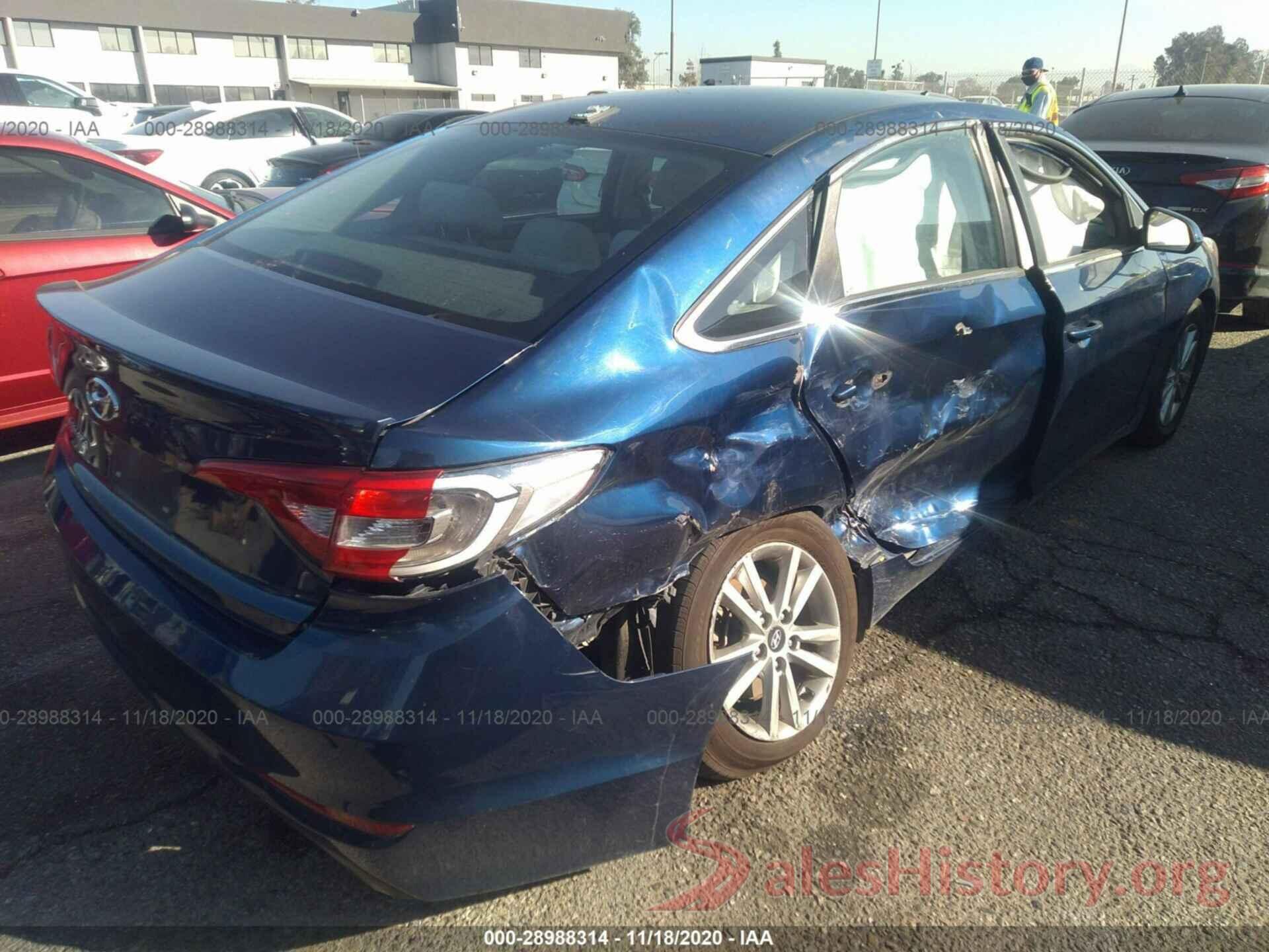 5NPE24AF8HH447913 2017 HYUNDAI SONATA