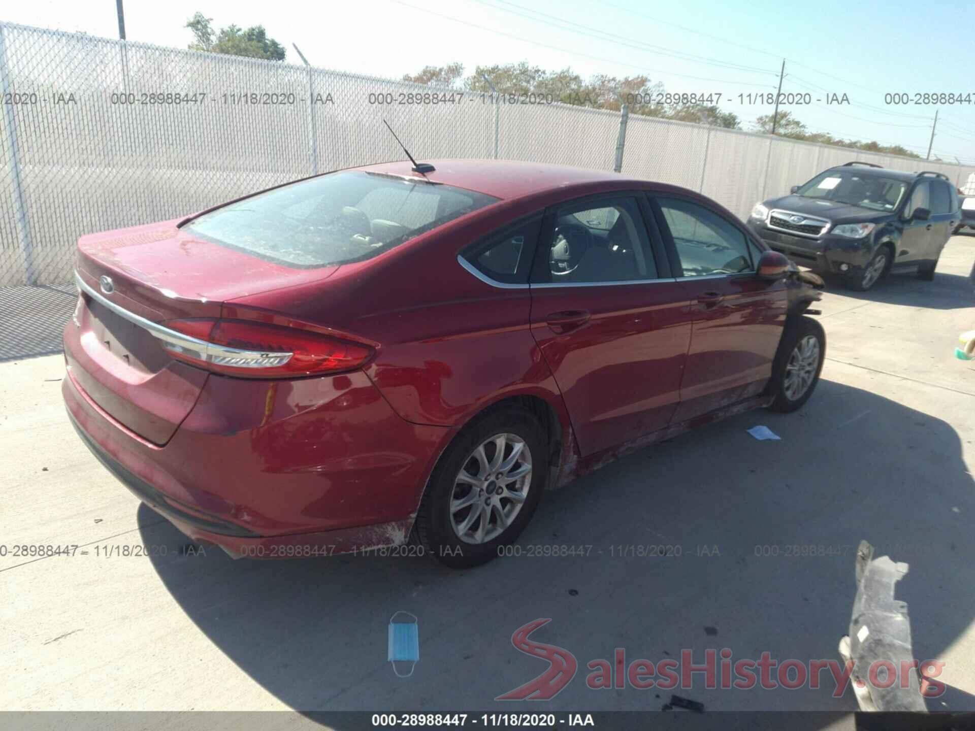 3FA6P0G79HR397217 2017 FORD FUSION