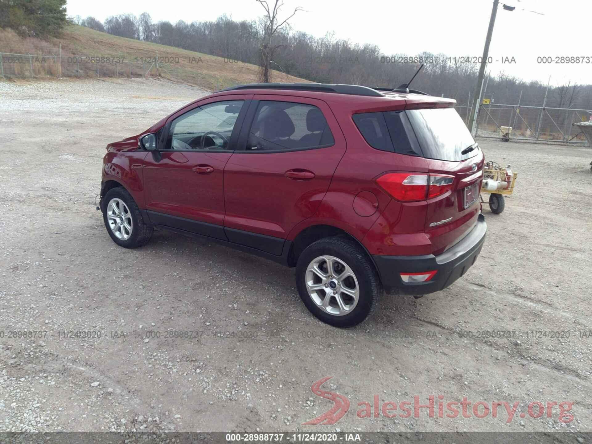 MAJ6S3GL0KC299714 2019 FORD ECOSPORT