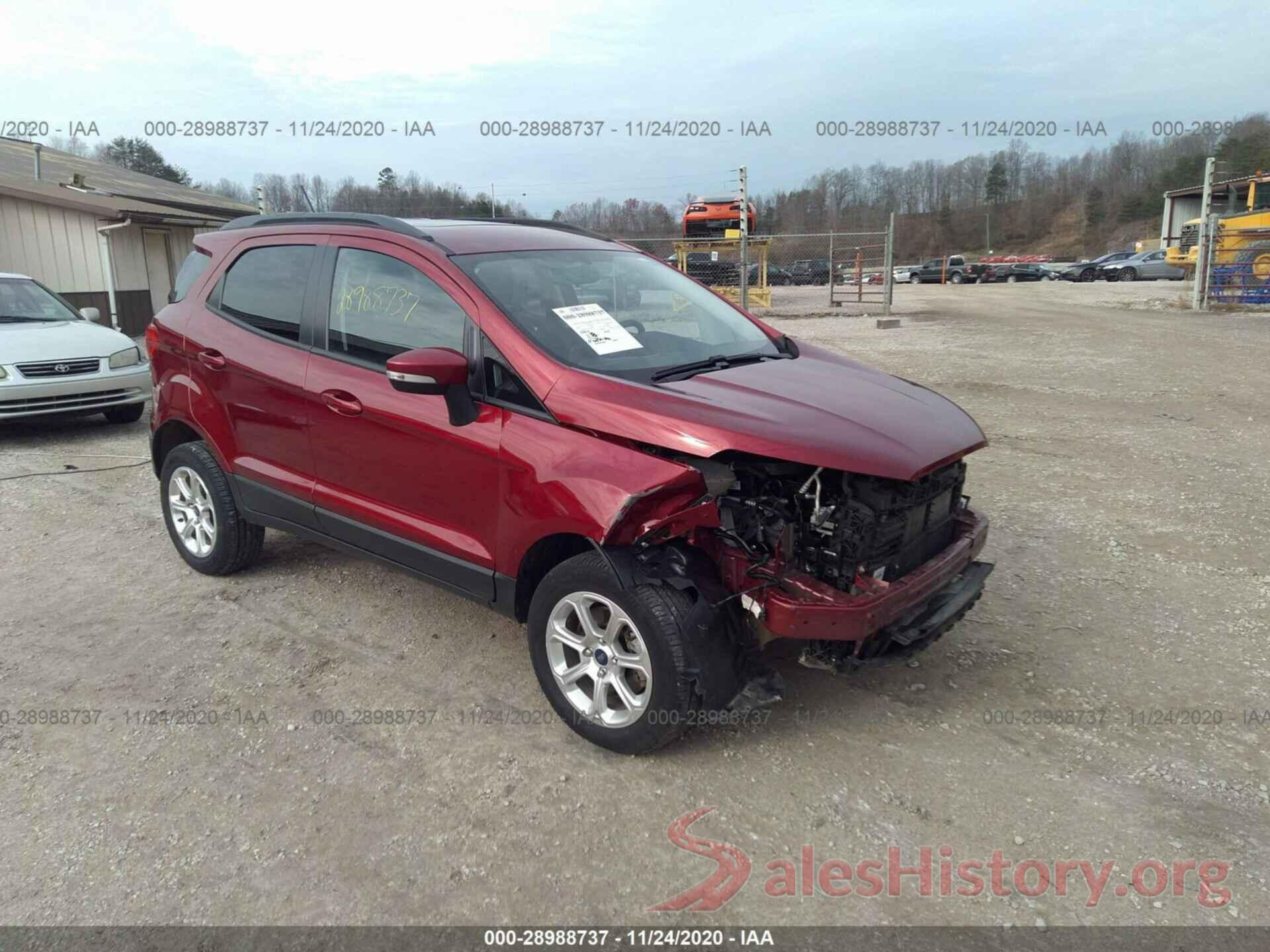 MAJ6S3GL0KC299714 2019 FORD ECOSPORT