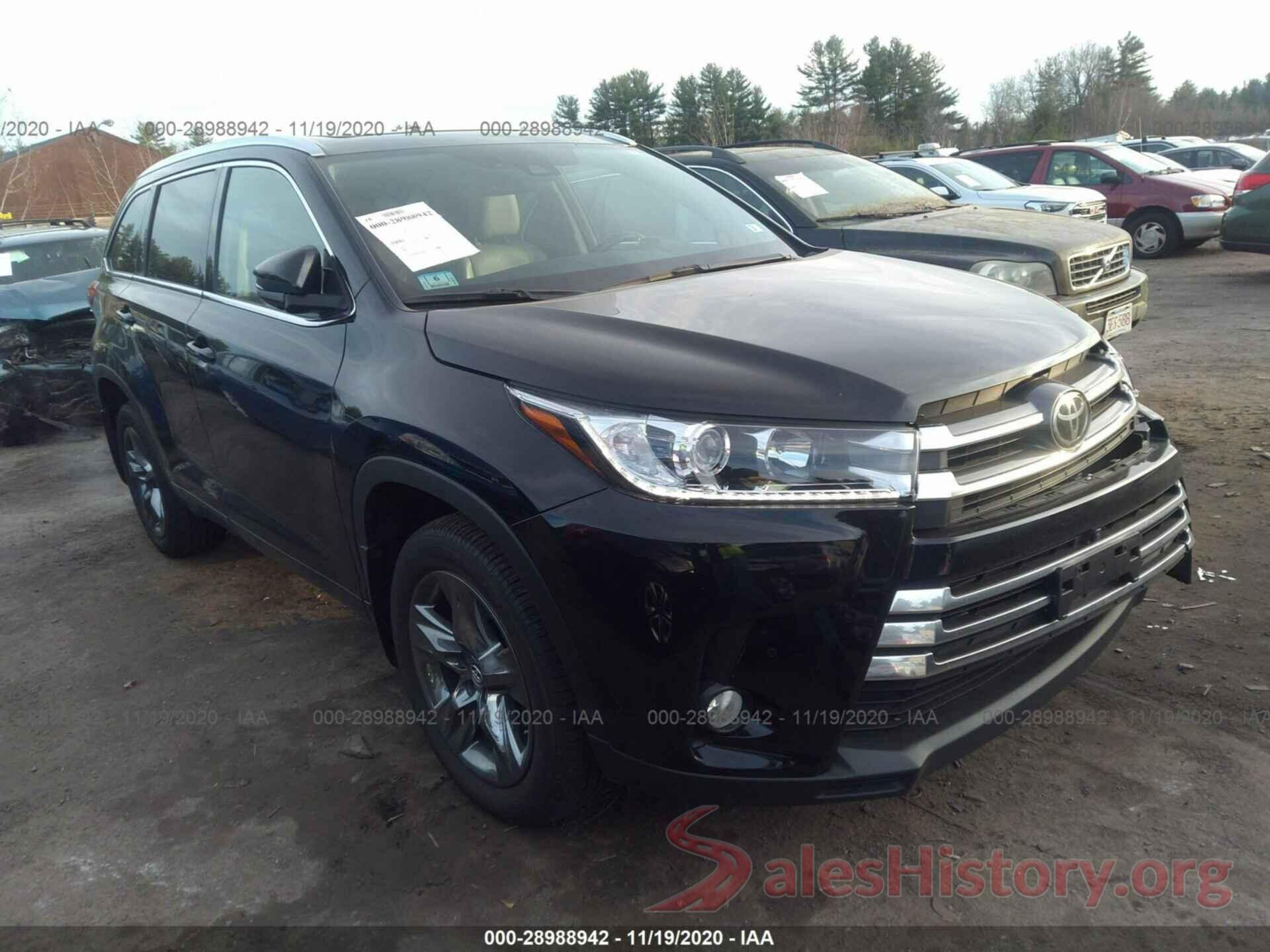 5TDDZRFH3HS384289 2017 TOYOTA HIGHLANDER