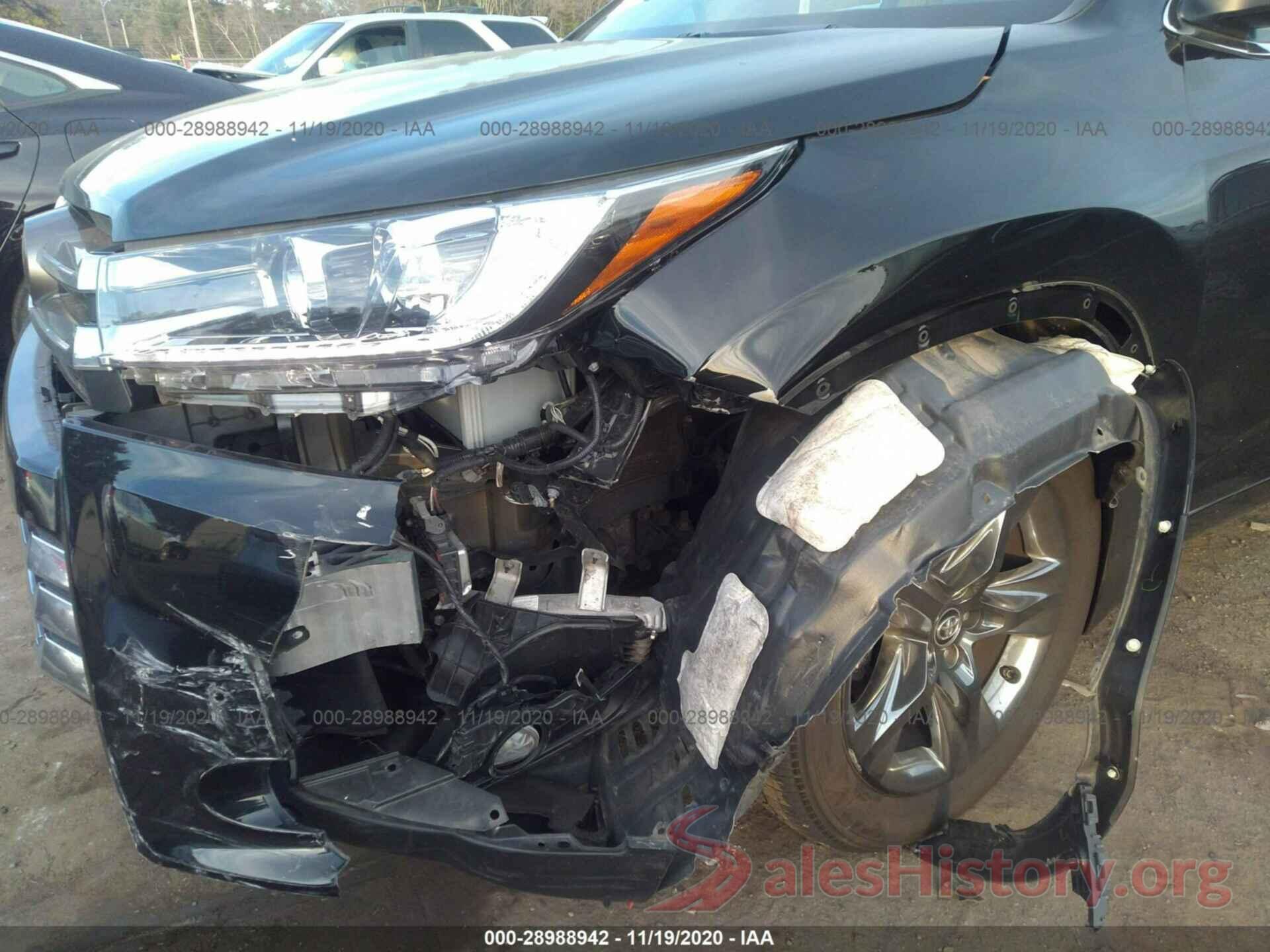 5TDDZRFH3HS384289 2017 TOYOTA HIGHLANDER