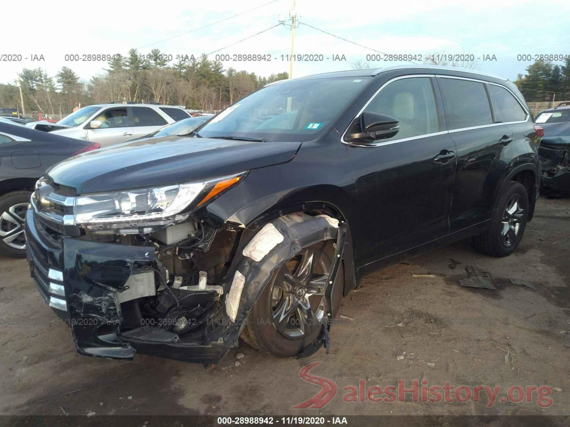 5TDDZRFH3HS384289 2017 TOYOTA HIGHLANDER