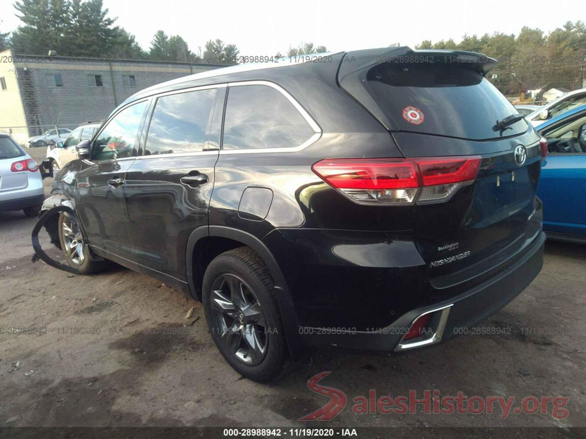 5TDDZRFH3HS384289 2017 TOYOTA HIGHLANDER