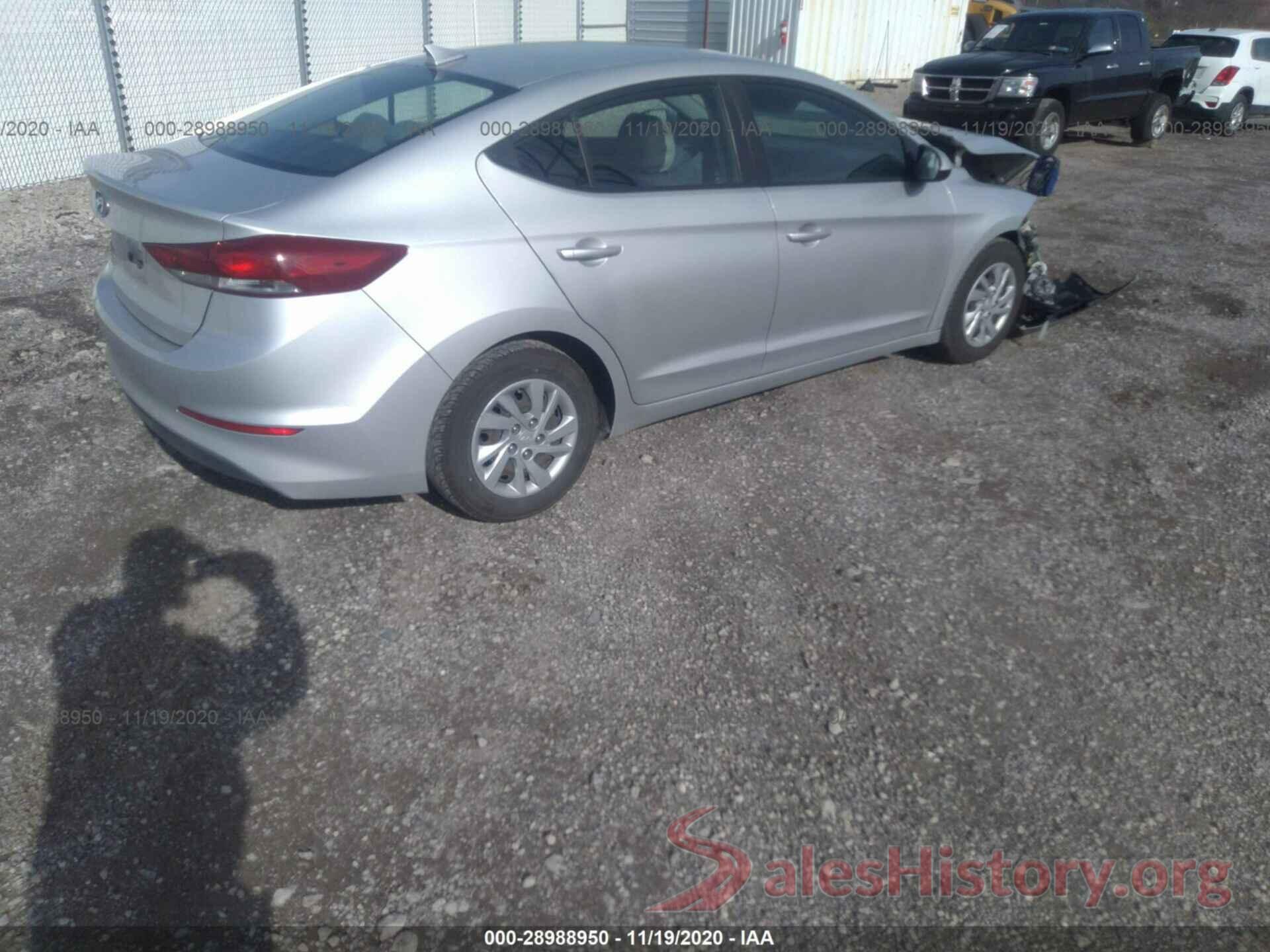 5NPD74LF8HH102715 2017 HYUNDAI ELANTRA