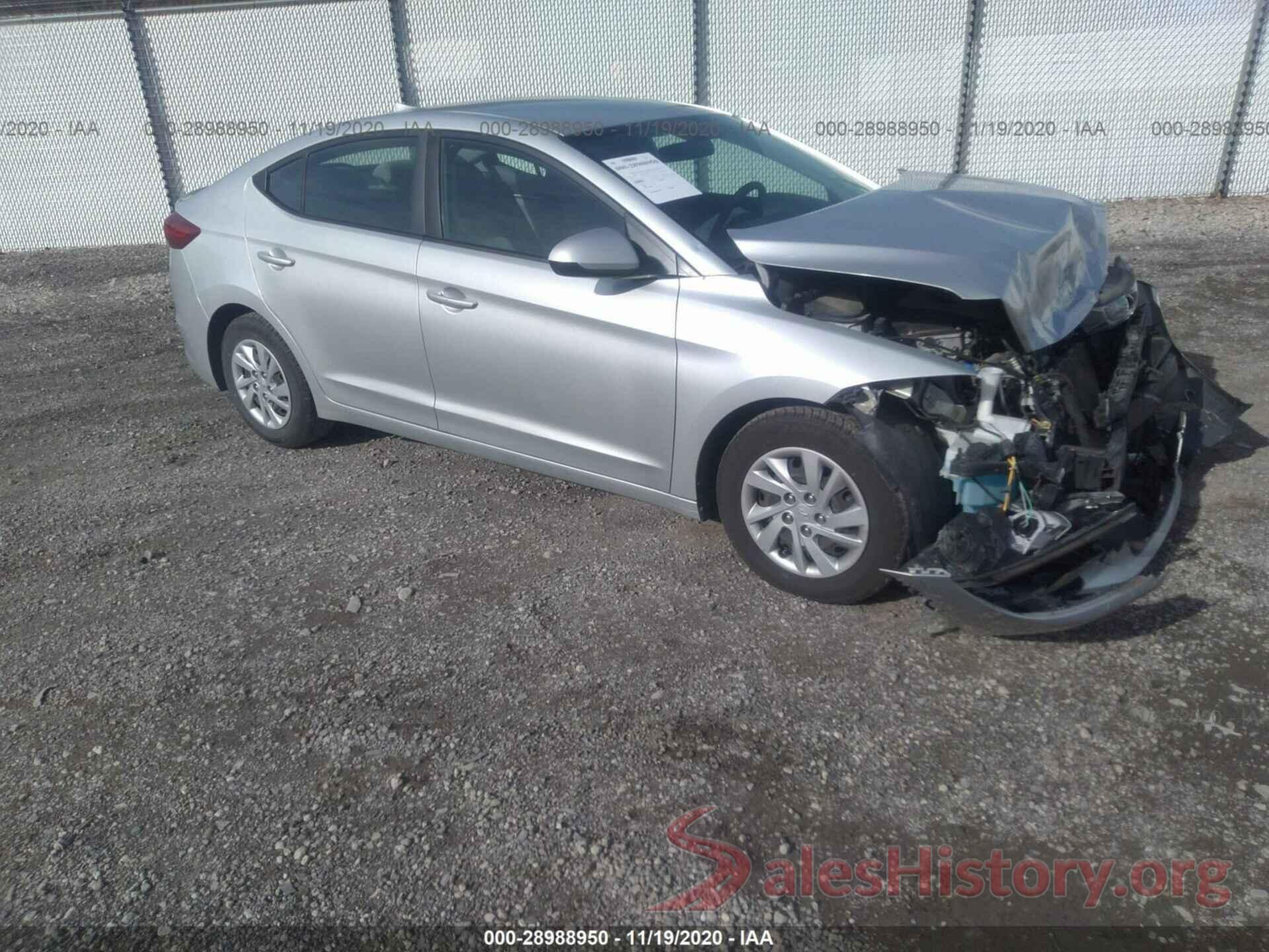 5NPD74LF8HH102715 2017 HYUNDAI ELANTRA