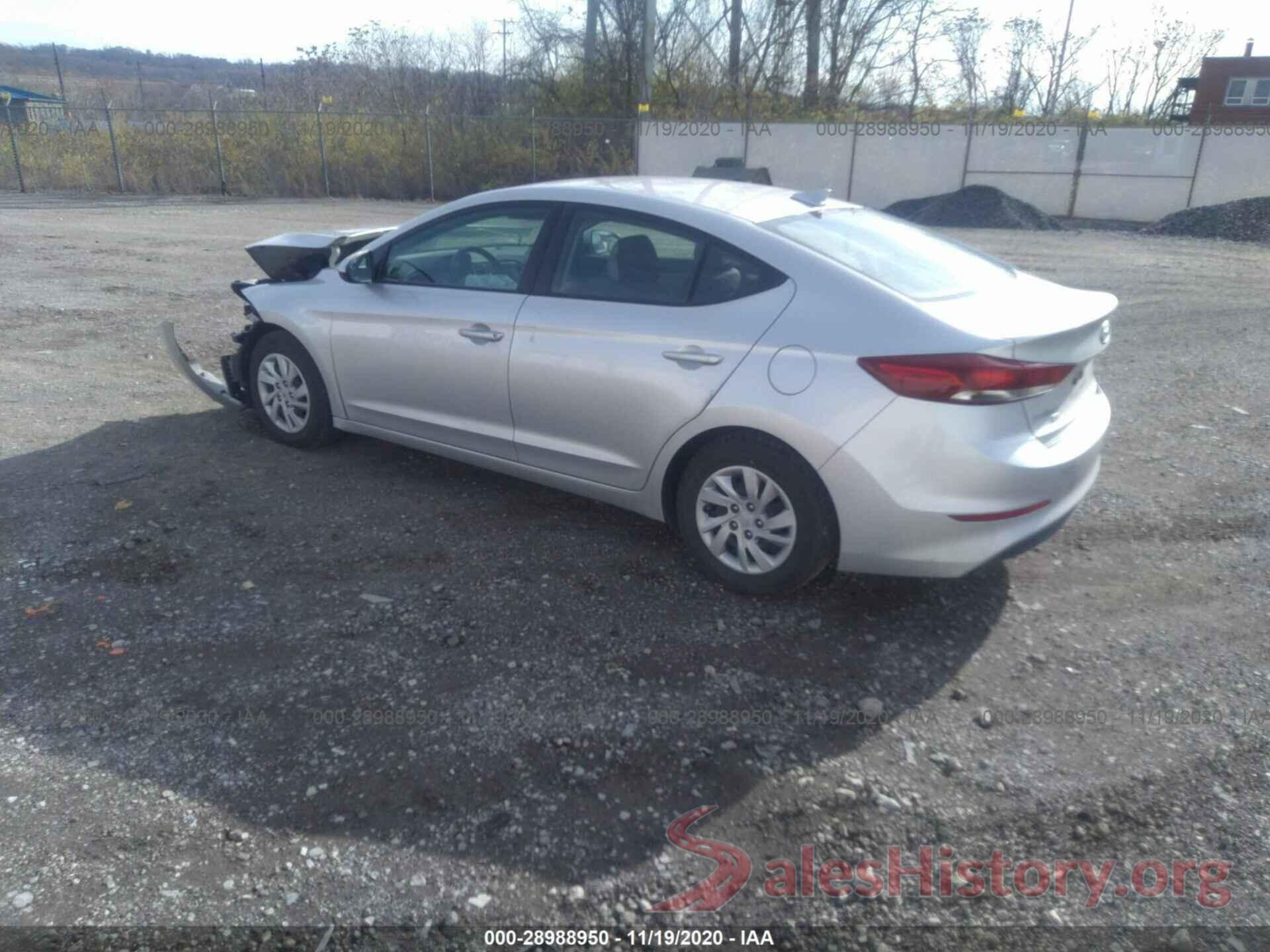 5NPD74LF8HH102715 2017 HYUNDAI ELANTRA