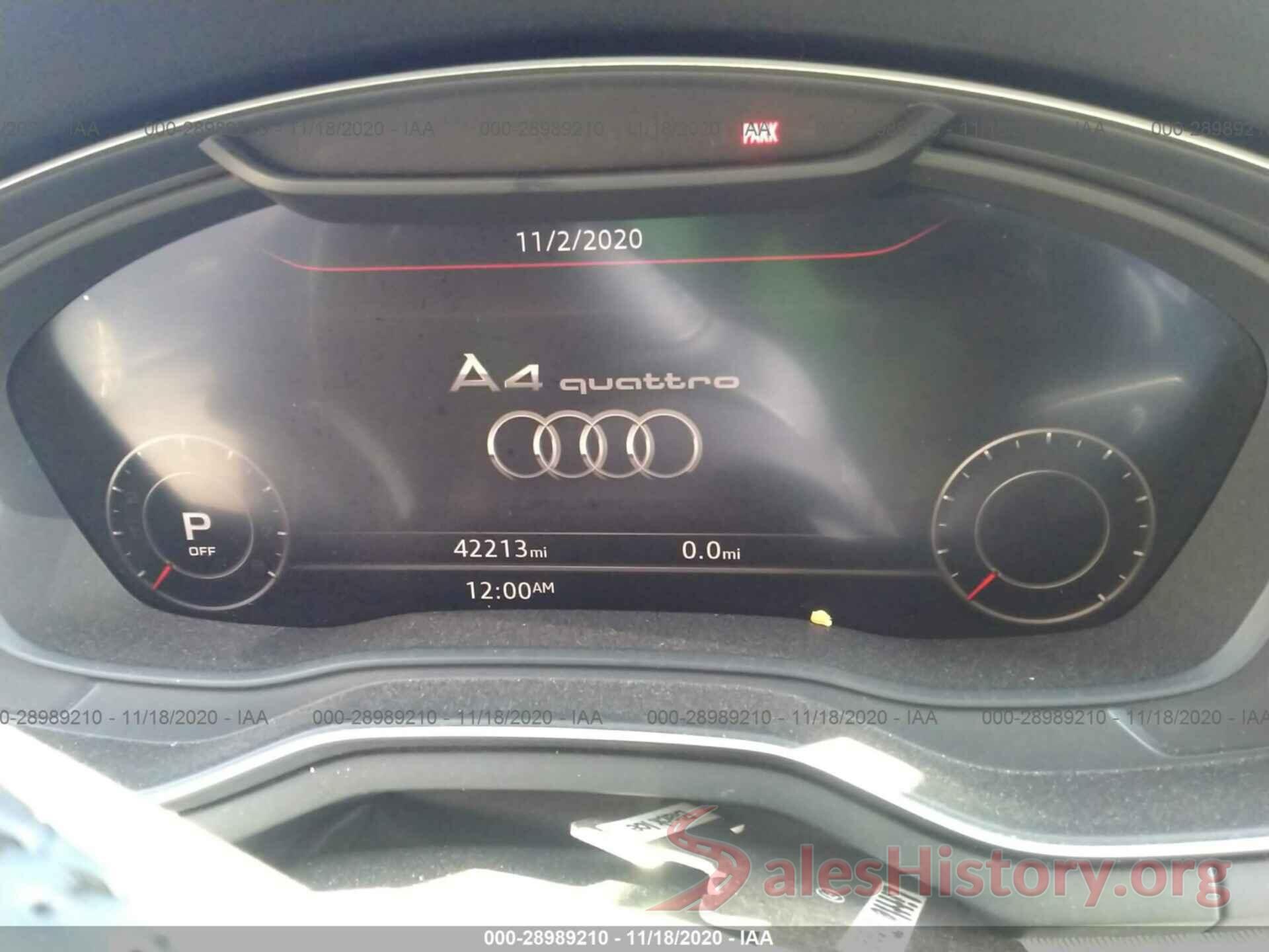 WAUENAF44HN013062 2017 AUDI A4